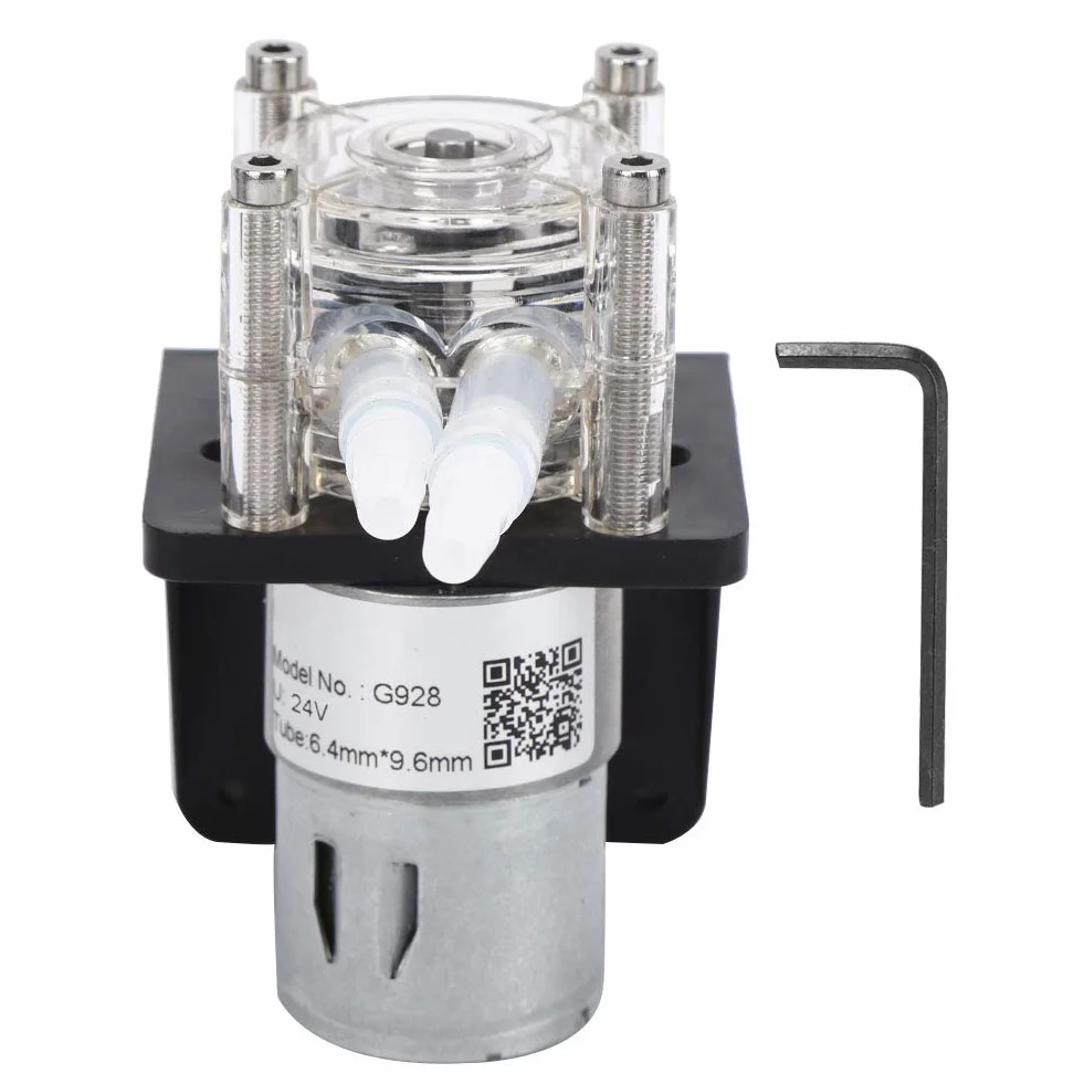 Pompa perystaltyczna z dużym przepływem, odporna na korozję, pompa dozowująca 500 ml/min (24V)