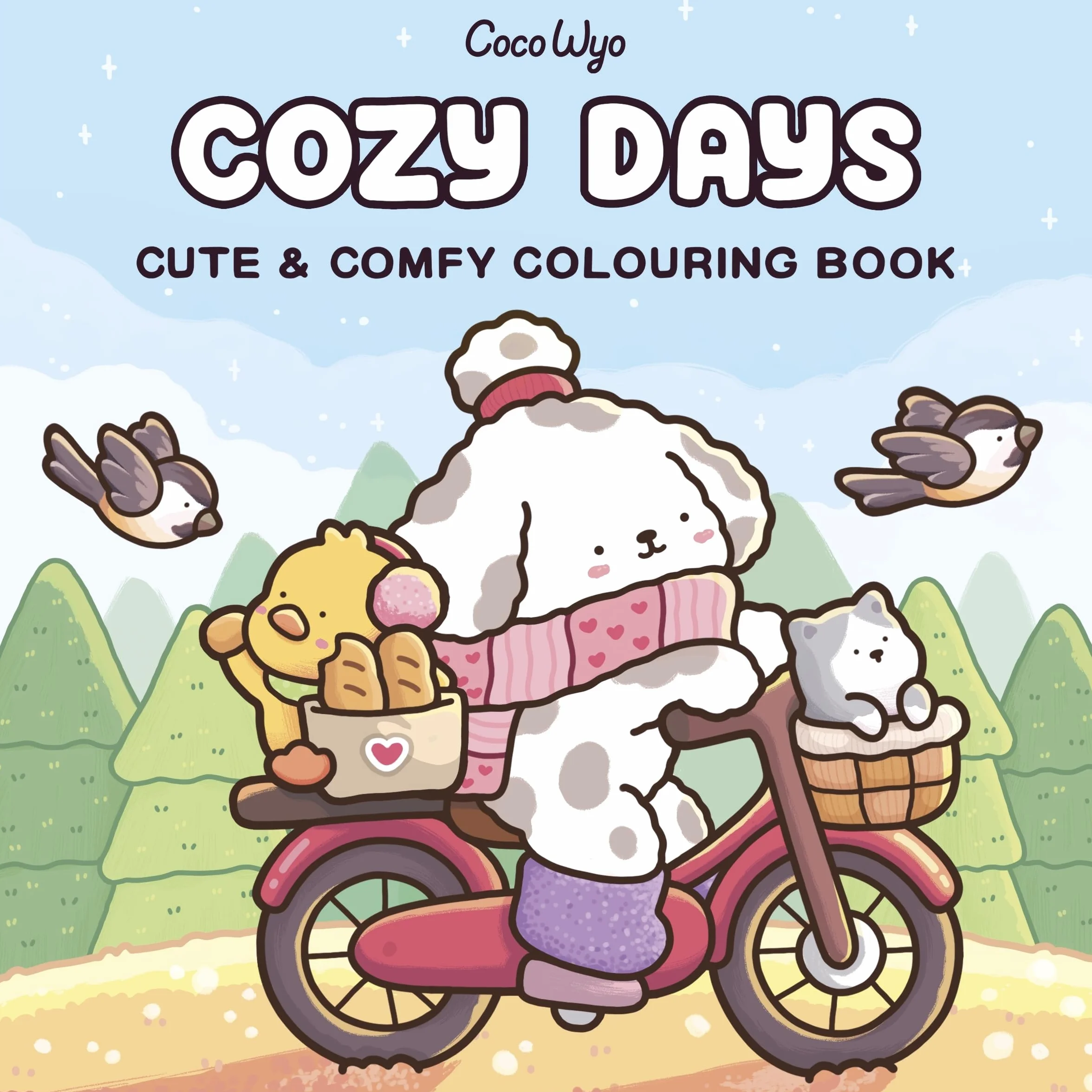 Cozy Days: A cute and comfy colouring book
