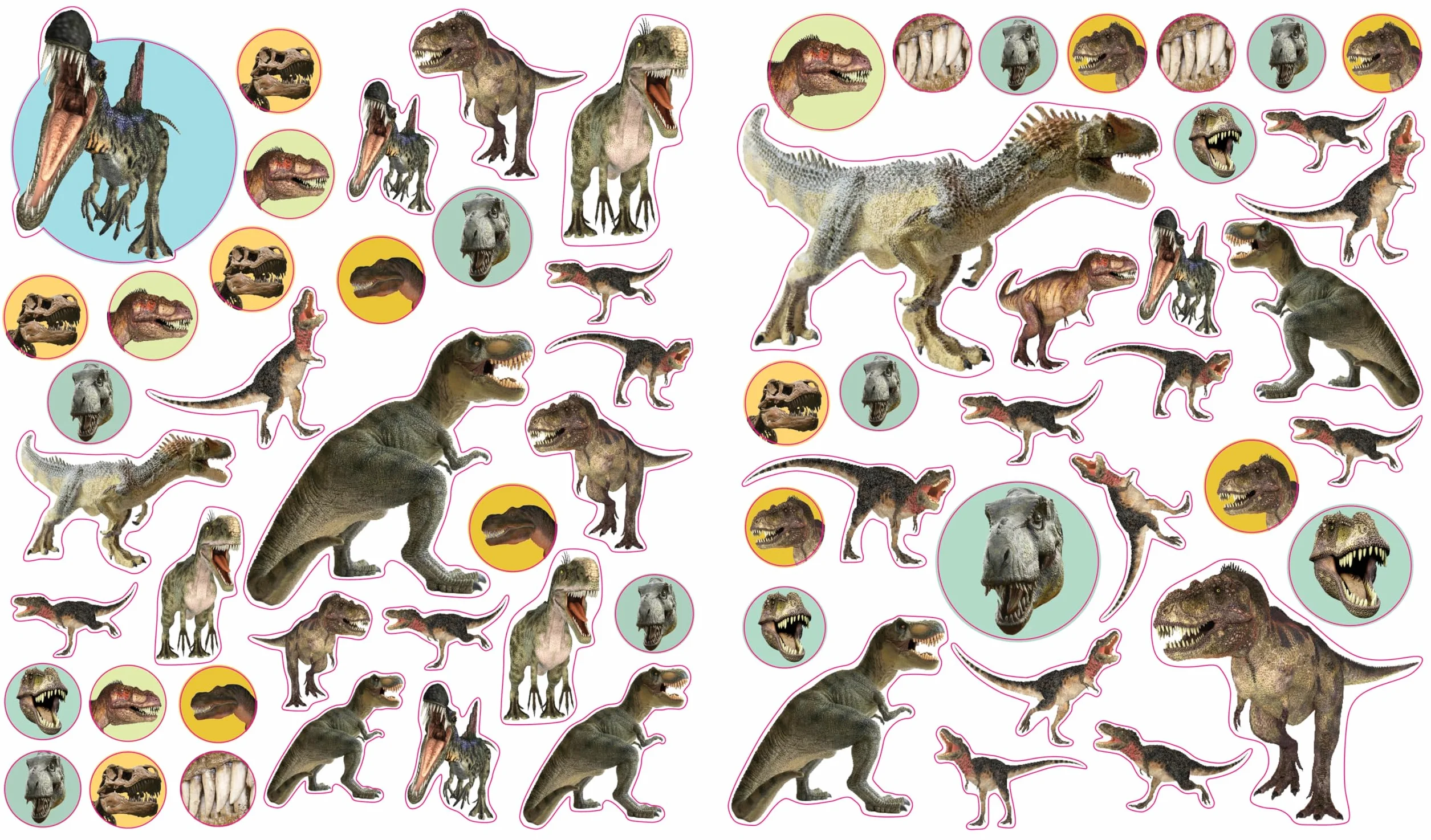 Eyelike Stickers: Dinosaurs