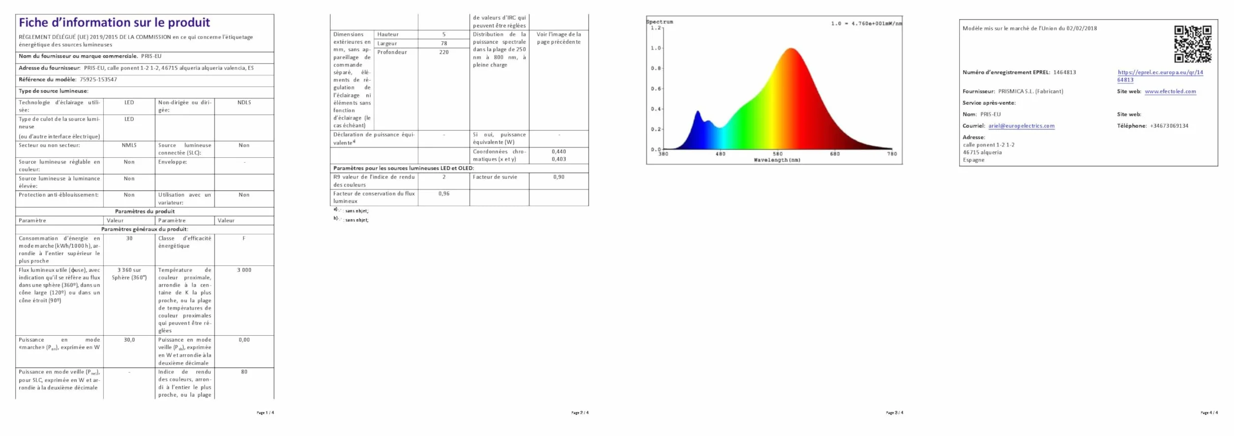 LEDKIA LIGHTING Plafon LED 30W Prostokątny z Drewna i Aluminium 625x425mm CCT Semi-Dari Czarny