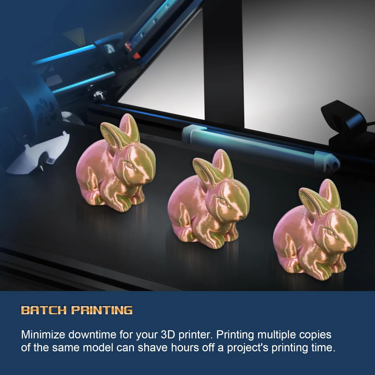 IdeaFormer IR3 V2 drukarka 3D z przenośnikiem, 250 × 250 × ∞ mm, nieskończony metalowy pasek, maszyny drukarskie 3D, długie, stosy i druk wielkomodelowy, maks. 400 mm/s