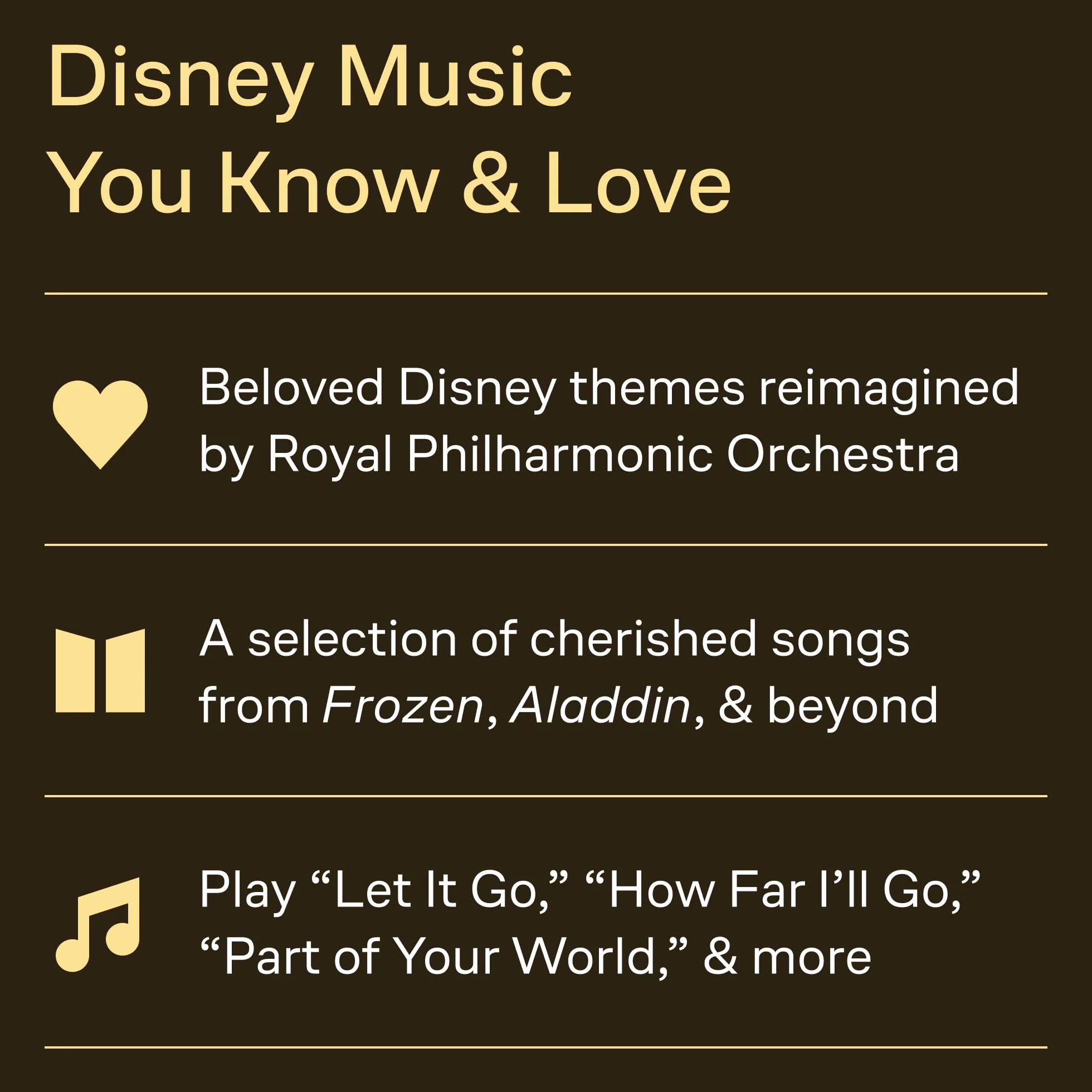 Disney Goes Classical: Piano Arrangements of 15 Disney Favorites: 15 Favorite Songs