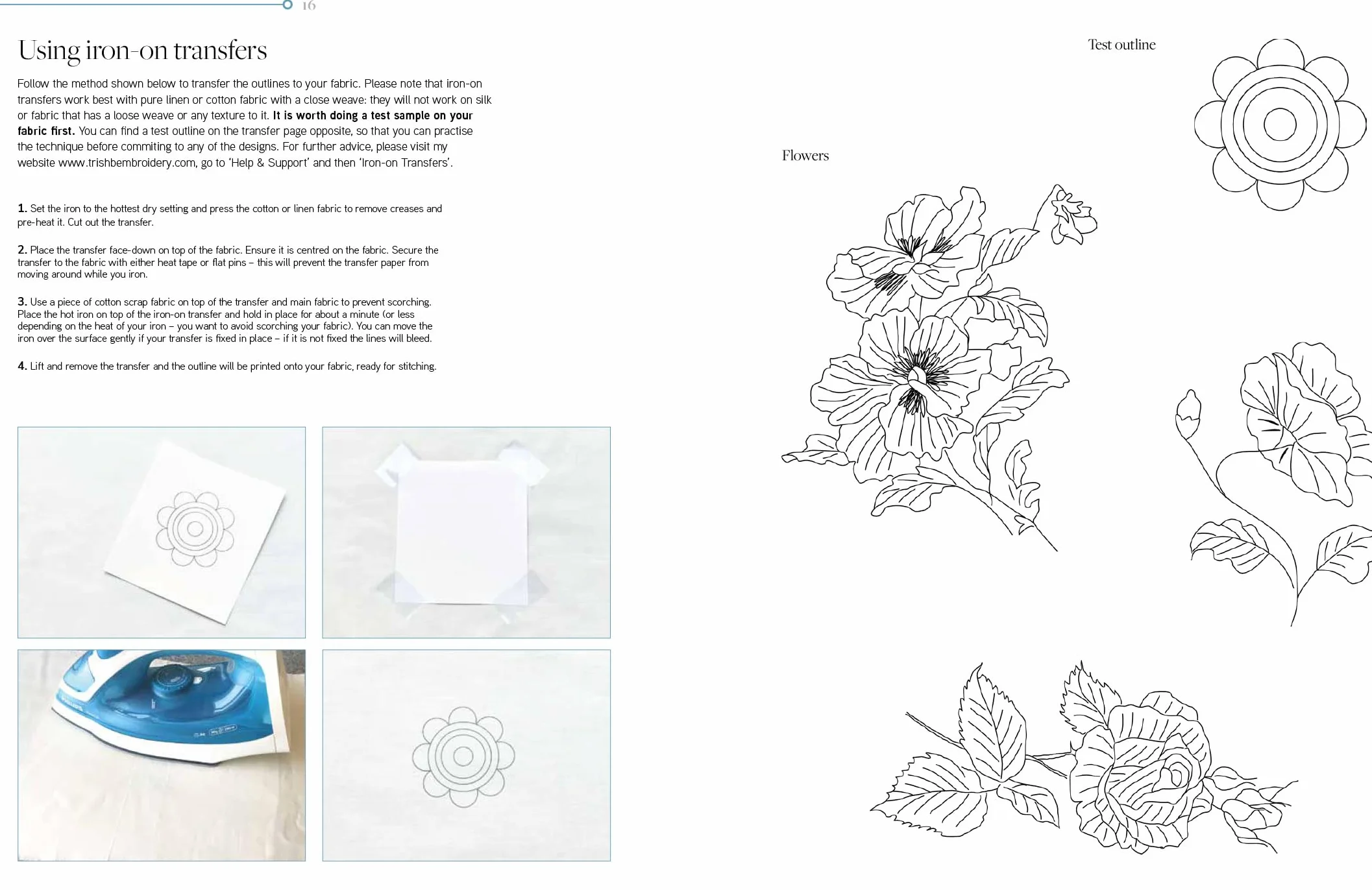 Trish Burr's Nature Embroidery Transfers: 75 Iron-On Designs