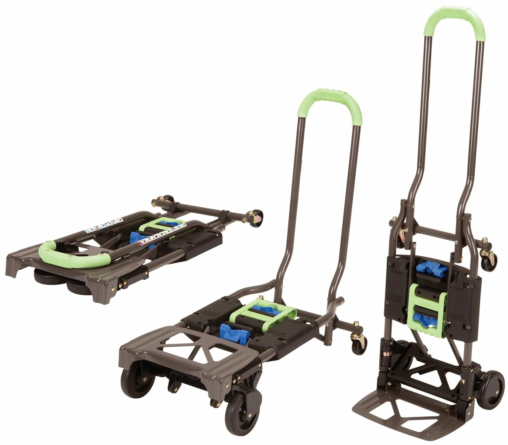 Cosco Shifter wielofunkcyjny składany wózek ręczny i wózek ręczny 135 kg (zielony)
