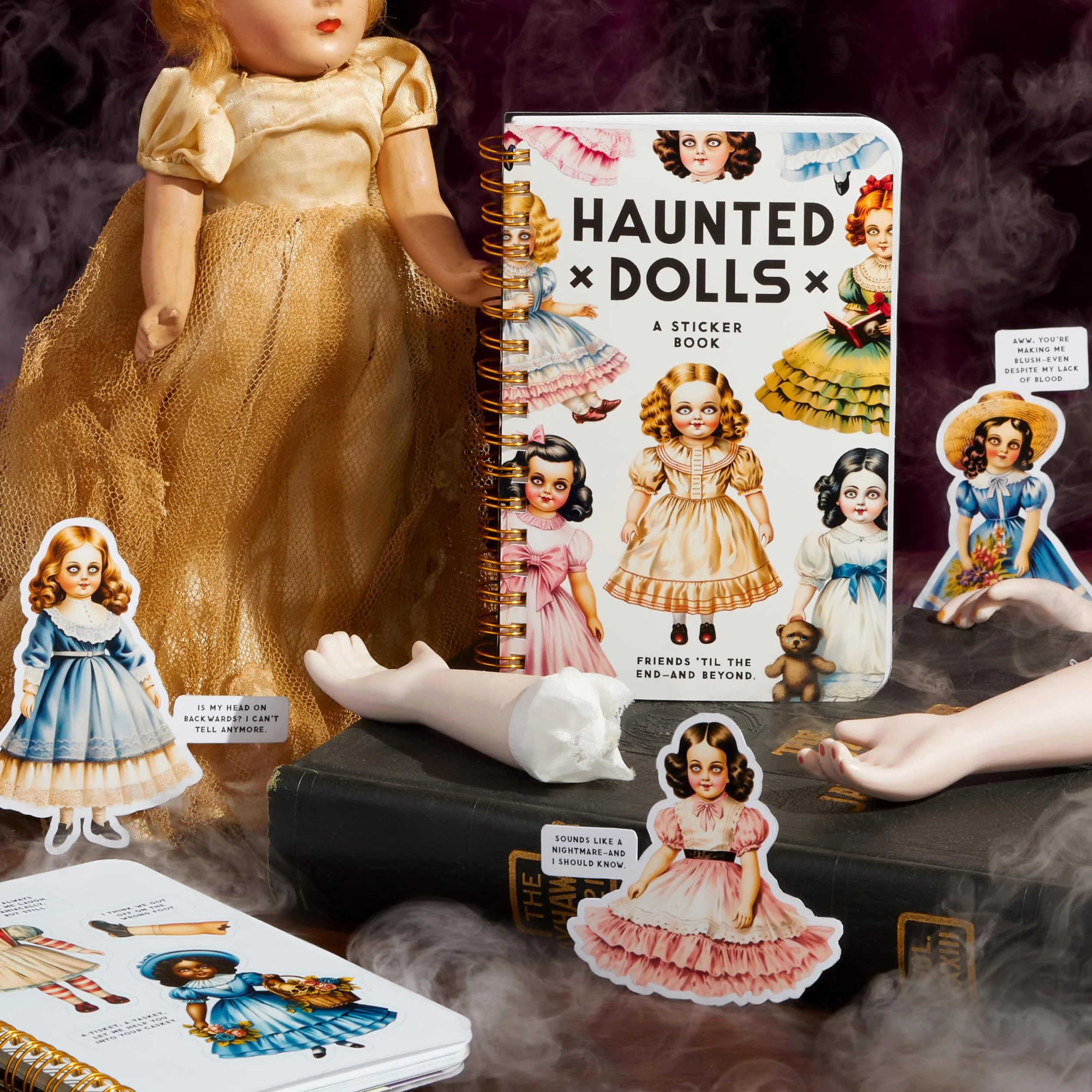 Haunted Dolls Sticker Book