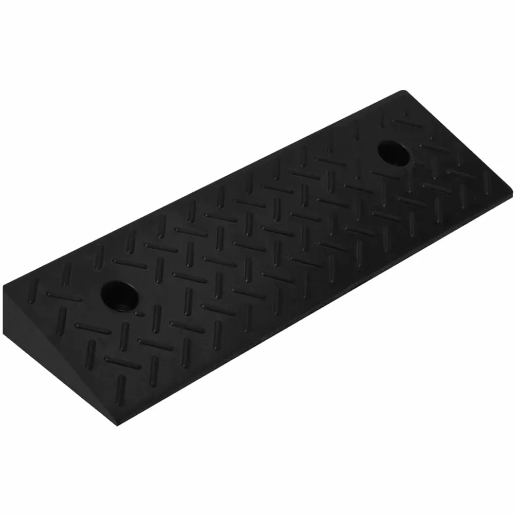 vidaXL Najazdy krawężnikowe, 2 szt., 50 x 17,5 x 5 cm, gumowe