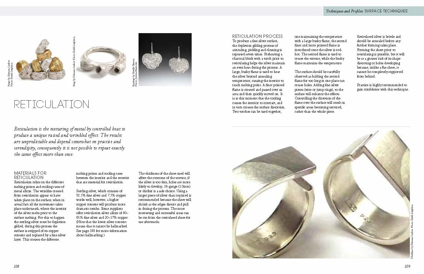 Silversmithing for Jewellery Makers: Techniques, Treatments & Applications for Inspirational Design