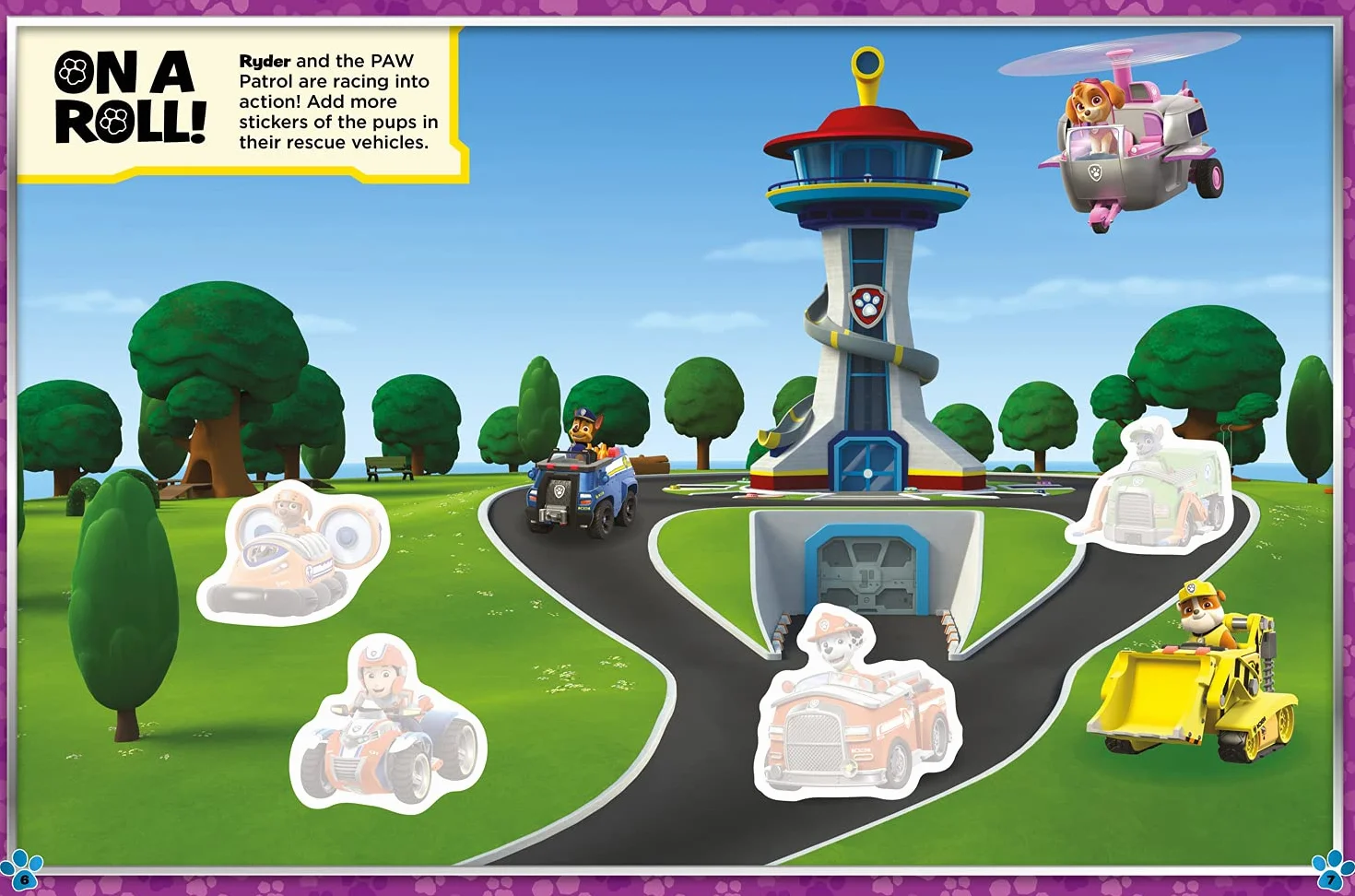 Paw Patrol: Meet the Pups Sticker Activity: With over 50 BIG stickers! A fun illustrated sticker book for children aged 3, 4, 5 based on the Nickelodeon TV Series