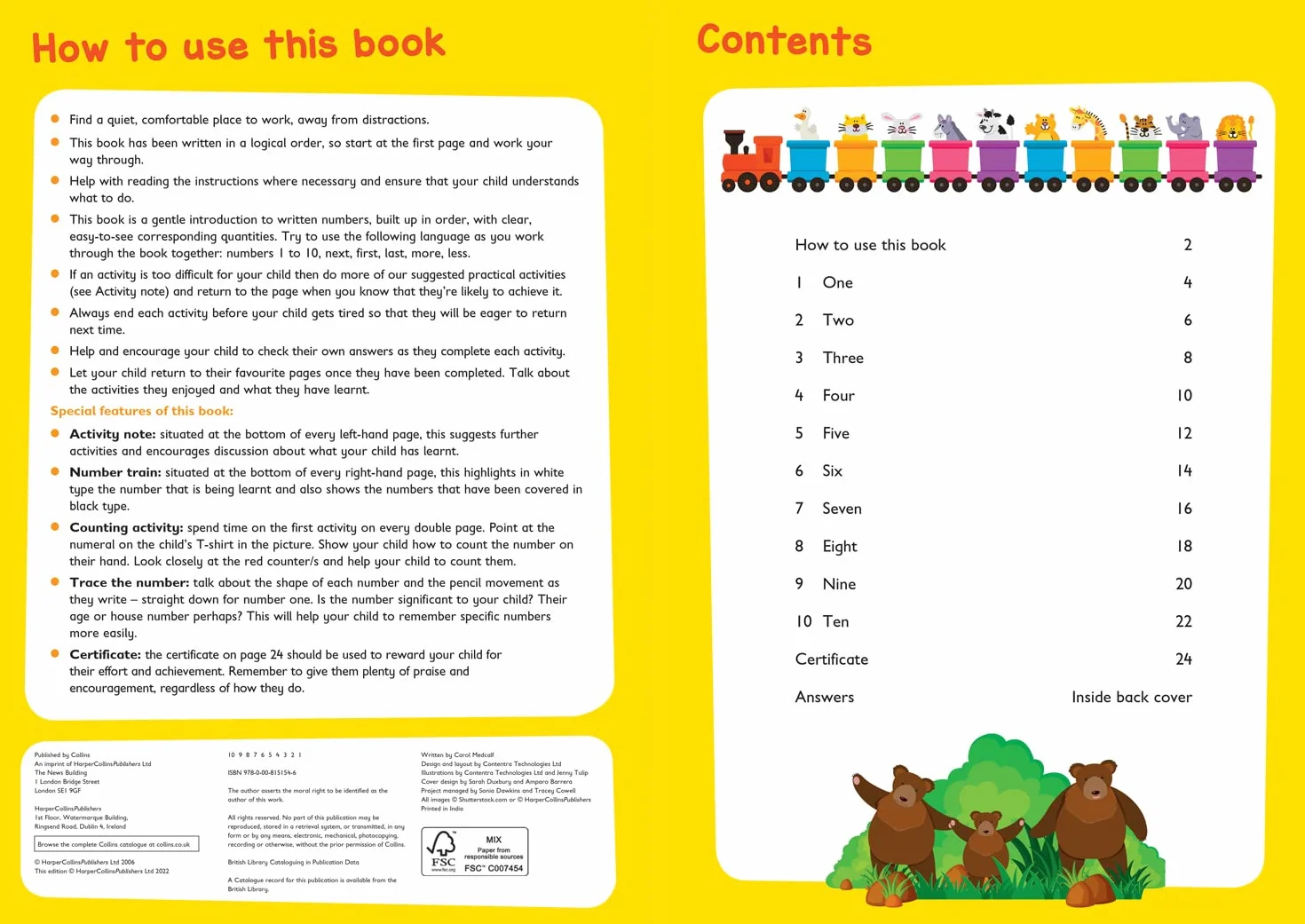 Numbers Ages 3-5: Ideal for home learning