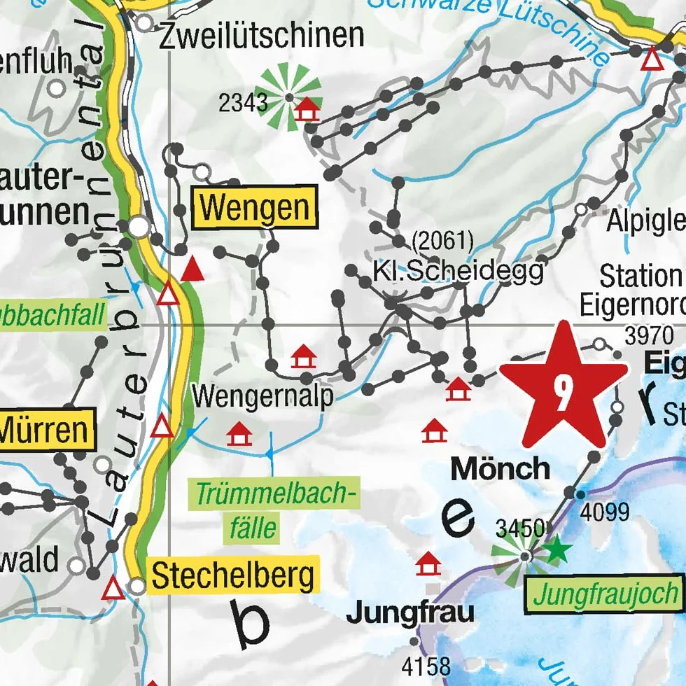 MARCO POLO Reisekarte Schweiz 1:275.000: Straßenkarte und Autokarte mit sehenswerten Strecken, Highlights und digitaler Erweiterung