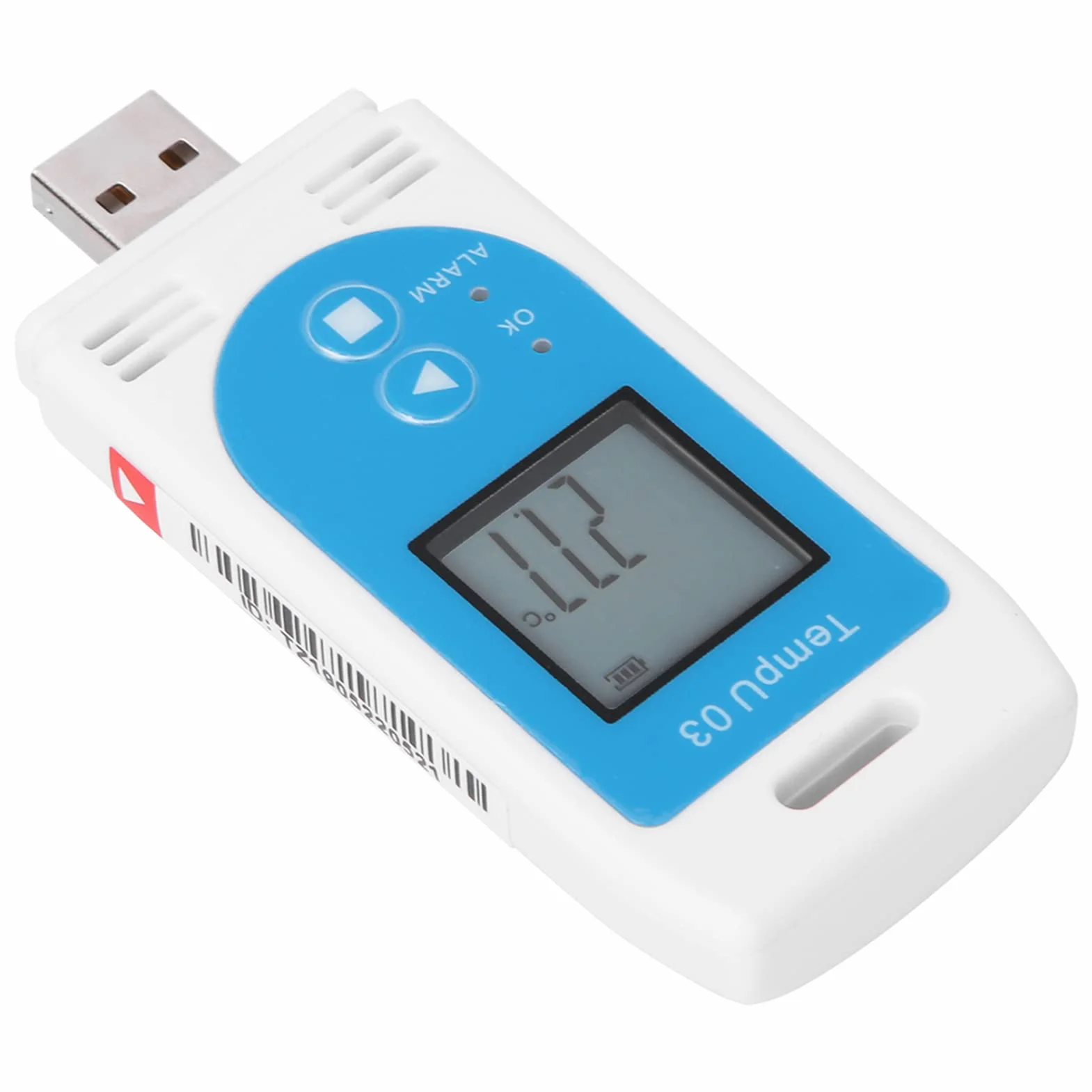 PDF GSP rejestrator temperatury i wilgotności USB standardowy rejestrator danych do zimnego łańcucha z pojemnością danych 32000 dla przemysłu