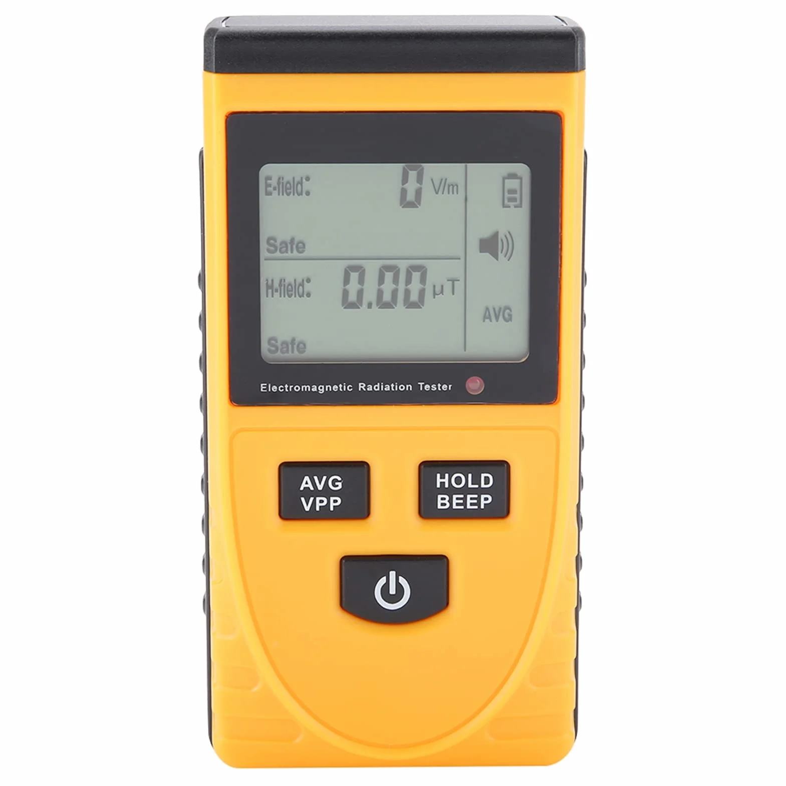 Detektor promieniowania, stylowy design Tester promieniowania magnetycznego Alarm dźwiękowy i świetlny dla fabryki z dużym i wyraźnym ekranem LCD