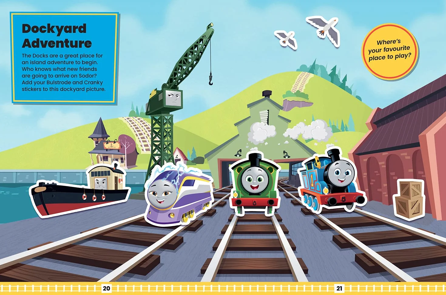 Thomas & Friends: Speedy Sticker Scenes: With loads of stickers and scenes for young fans of the show!