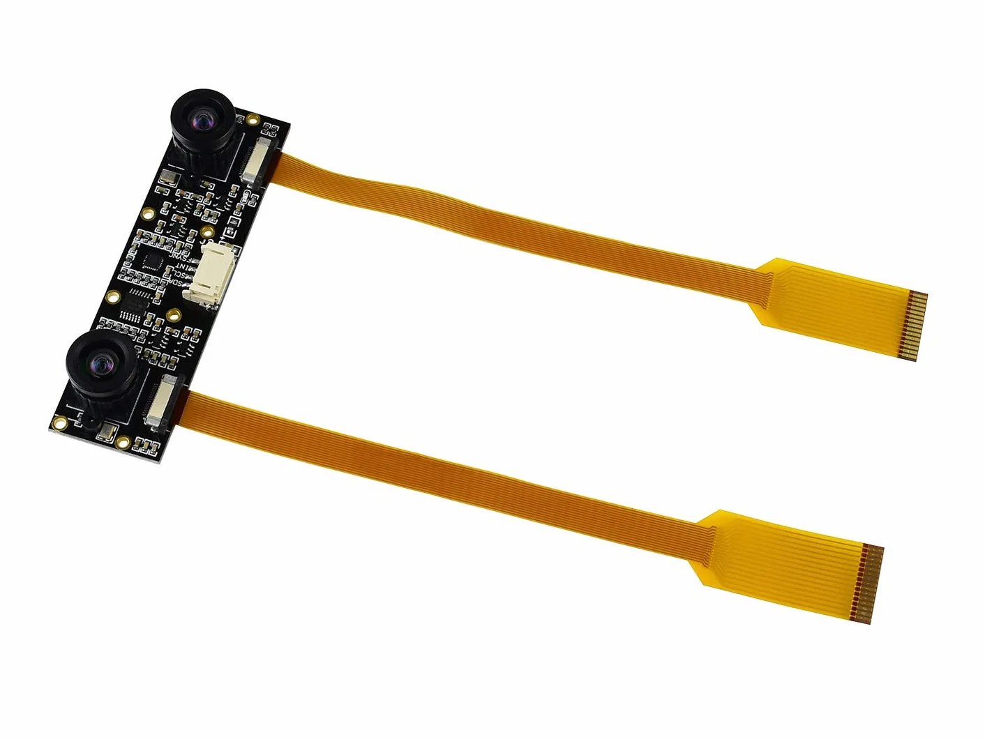 Waveshare IMX219-83 Stereo Camera 8MP Binocular Camera Module Stereo Vision Depth Vision Applicable for Jetson Nano Developer Kit B01 and Raspberry Pi CM3/CM3+ Expansion Board