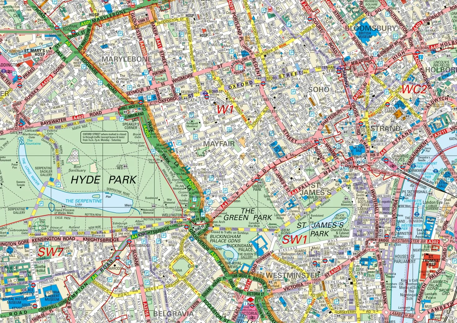 Collins London Handy Street Map: Discover new places in London