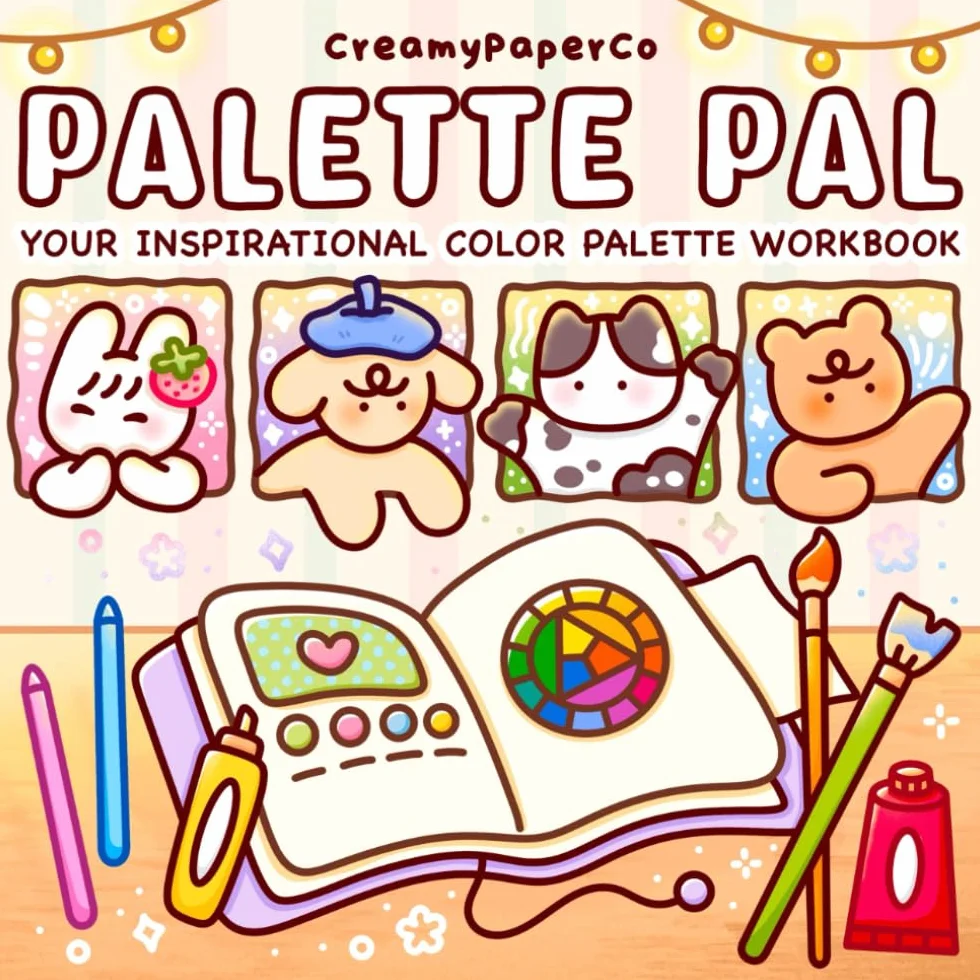 Palette Pal: Your Inspirational Color Palette Workbook: Learn & Practice How To Color With A Palette, Seek Inspirations From 600 Unique Colors With ... Coloring Lovers In All Skill Levels
