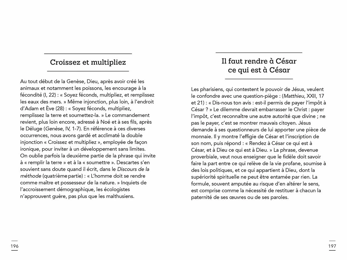 Expressions bibliques expliquées