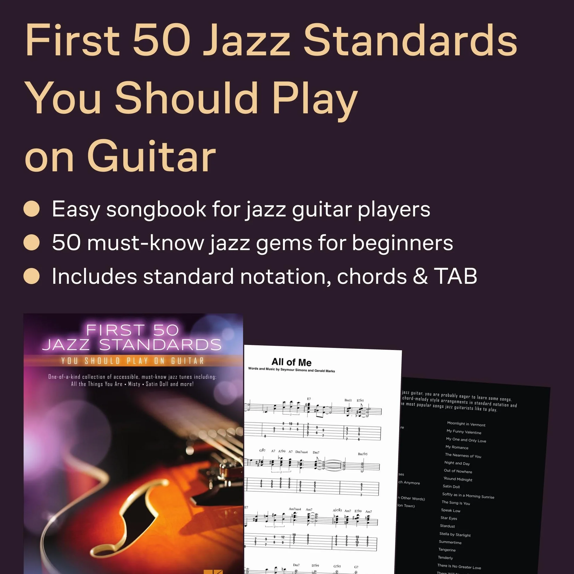 First 50 Jazz Standards You Should Play on Guitar