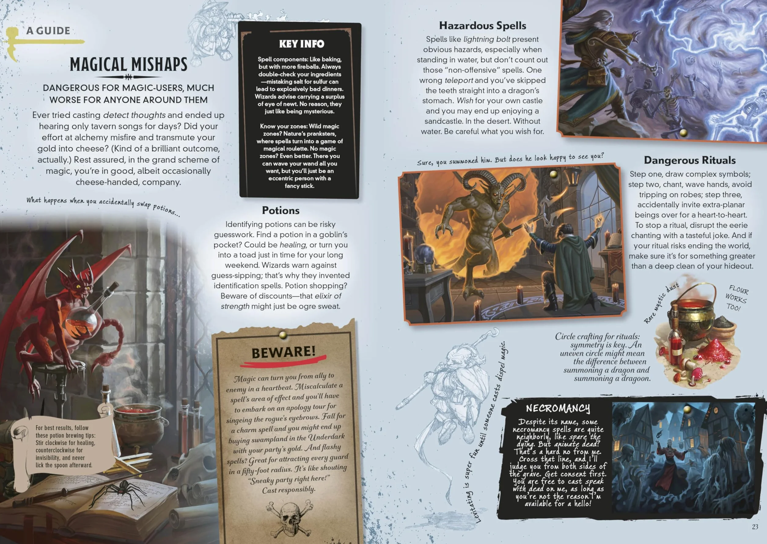 Dungeons & Dragons How Not To Get Eaten by Owlbears