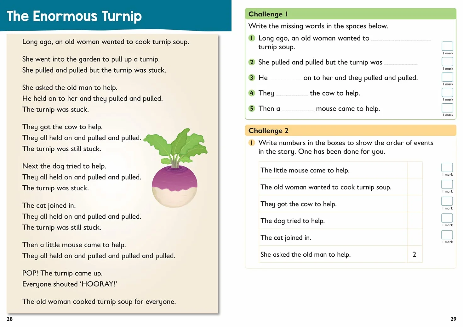 Year 1 Reading Comprehension Targeted Practice Workbook: Ideal for use at home