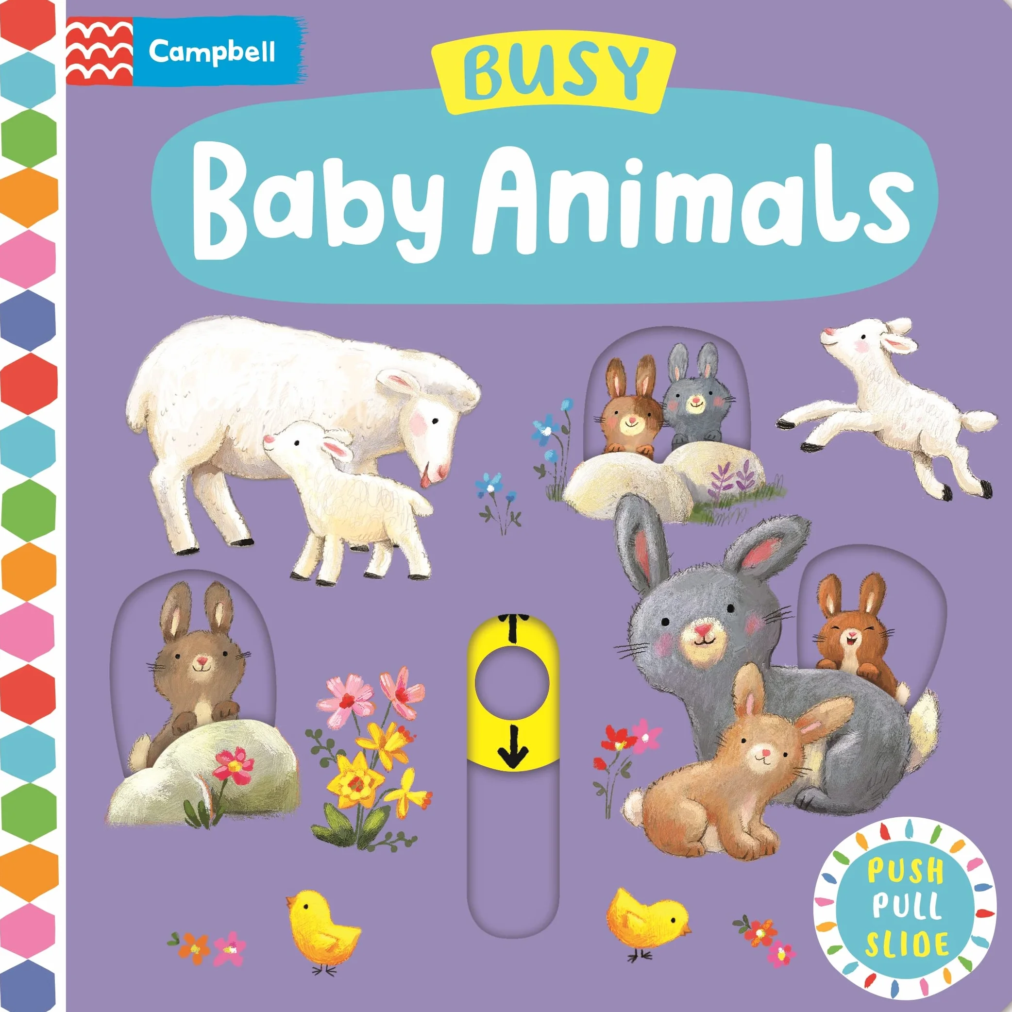 Busy Baby Animals: A Push, Pull, Slide Book