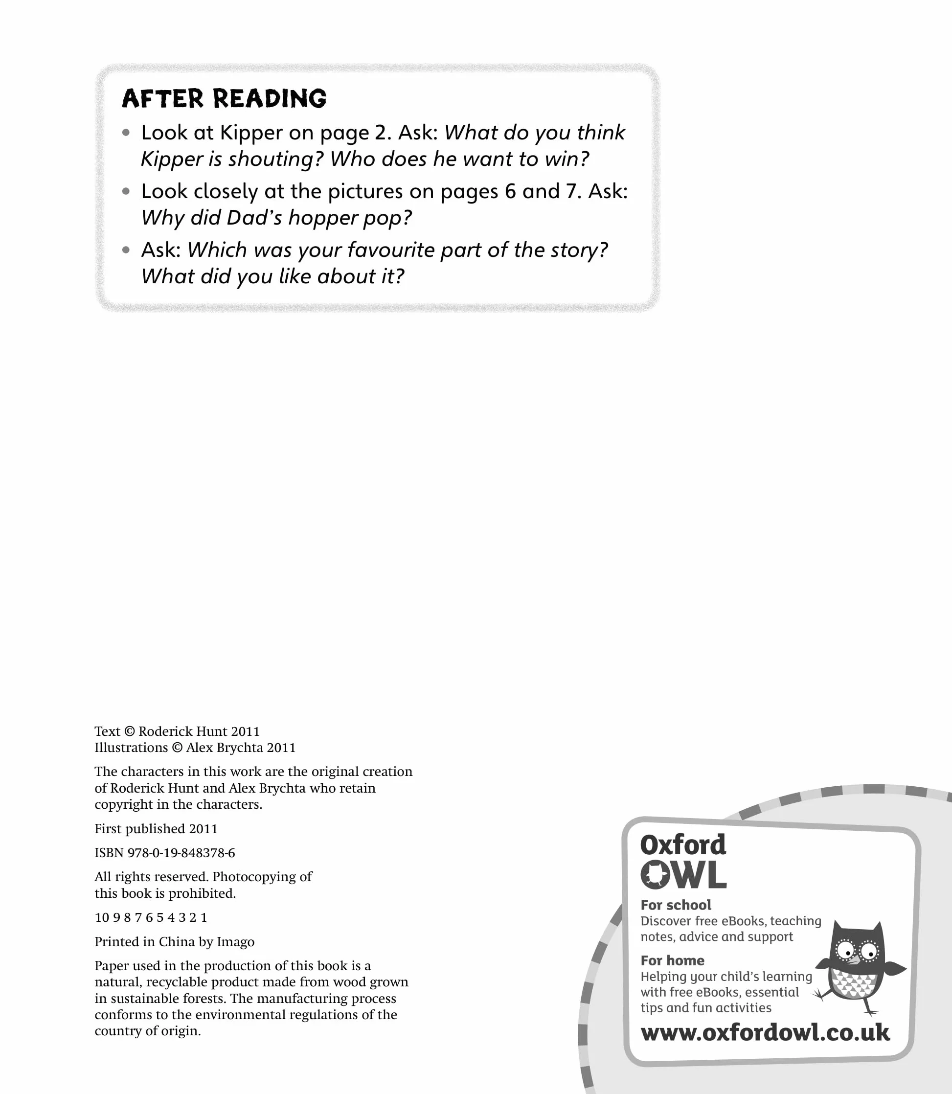 Oxford Reading Tree: Level 1+: Decode and Develop: Hop, Hop, Pop!
