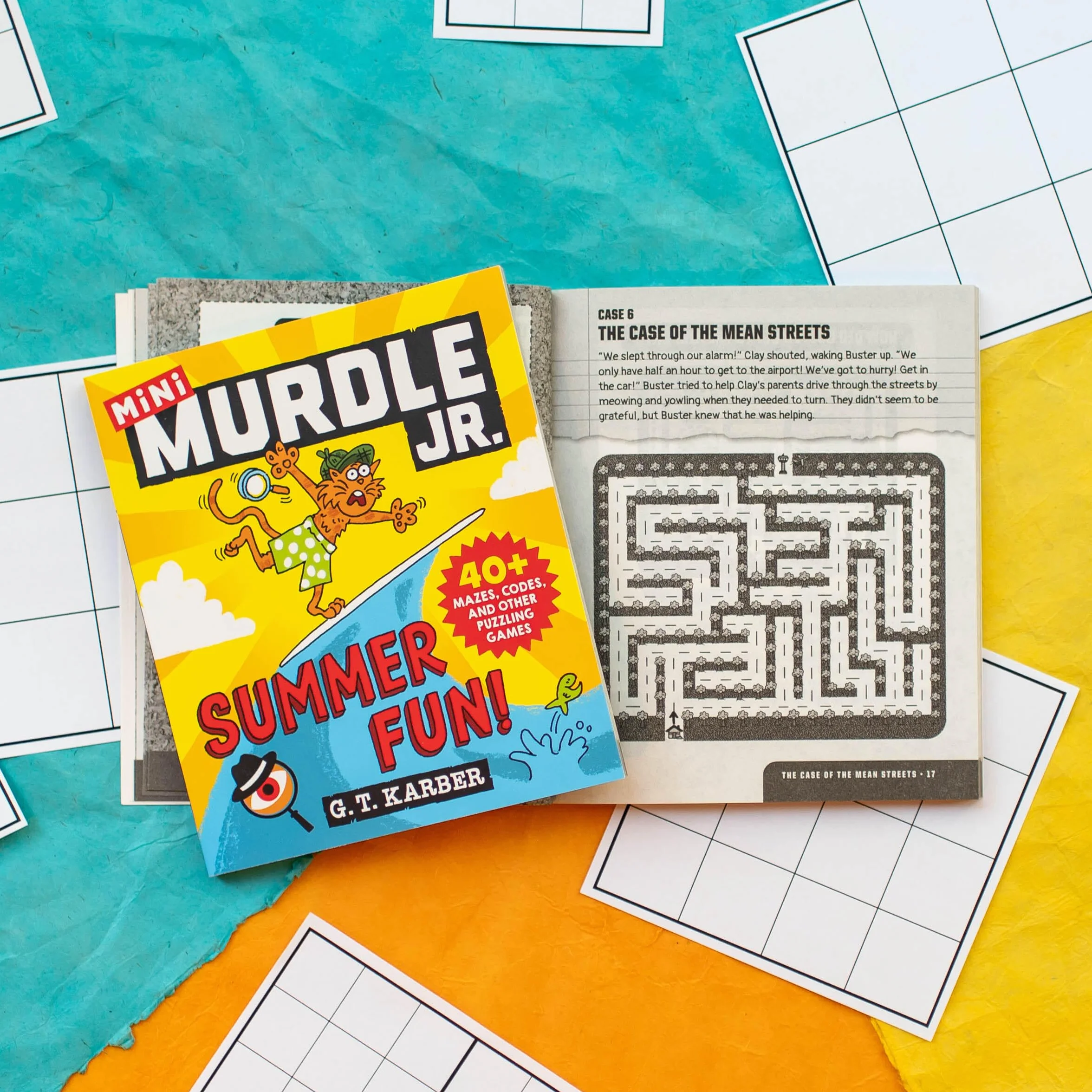 Mini Murdle Jr.: Summer Fun!: 40+ Mazes, Codes, and Other Puzzling Games: 1