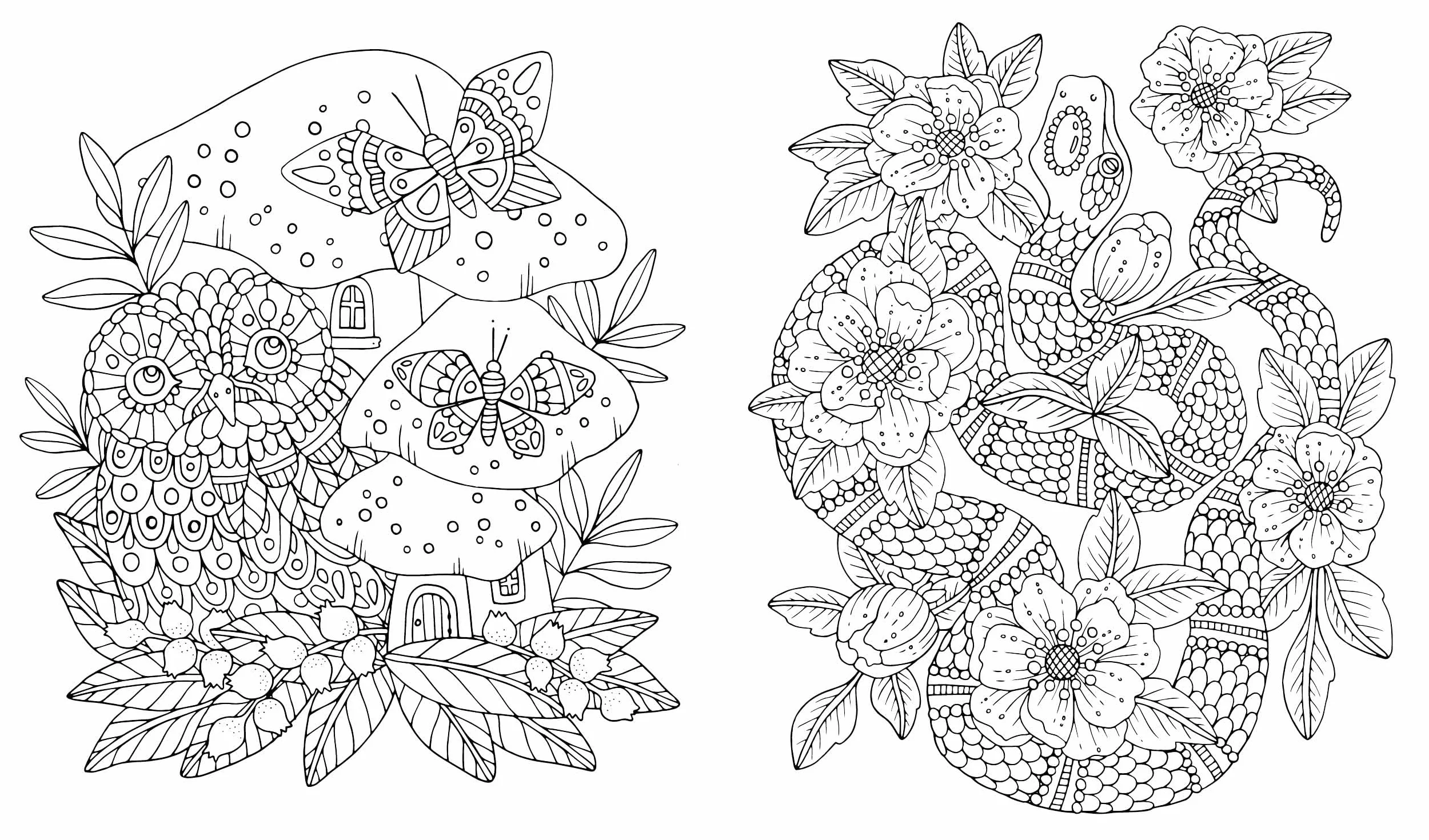 Fairy Tales & Folklore Coloring Book: A Magical Journey Inspired by Scandinavian Fables