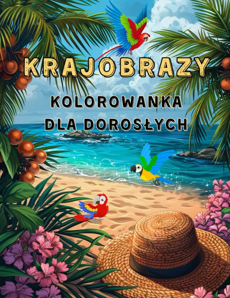 Krajobrazy Kolorowanka Dla Dorosłych: Odprężające Kolorowanki Z Ogrodami, Kwiatami, Krajobrazami, Plażami i Górami Z Pięknymi Motywami Promującymi Kreatywność, Relaks i Odprężenie