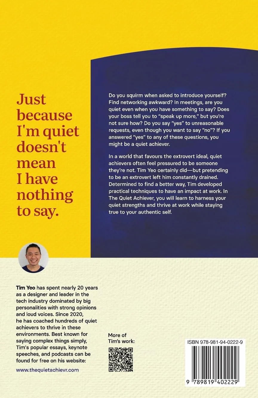 The Quiet Achiever: Tiny habits to have impact at work (without pretending to be an extrovert)