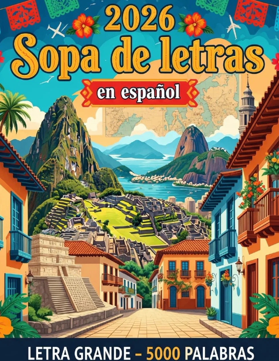 sopa de letras en español: Pasatiempos divertidos para ejercitar tu mente