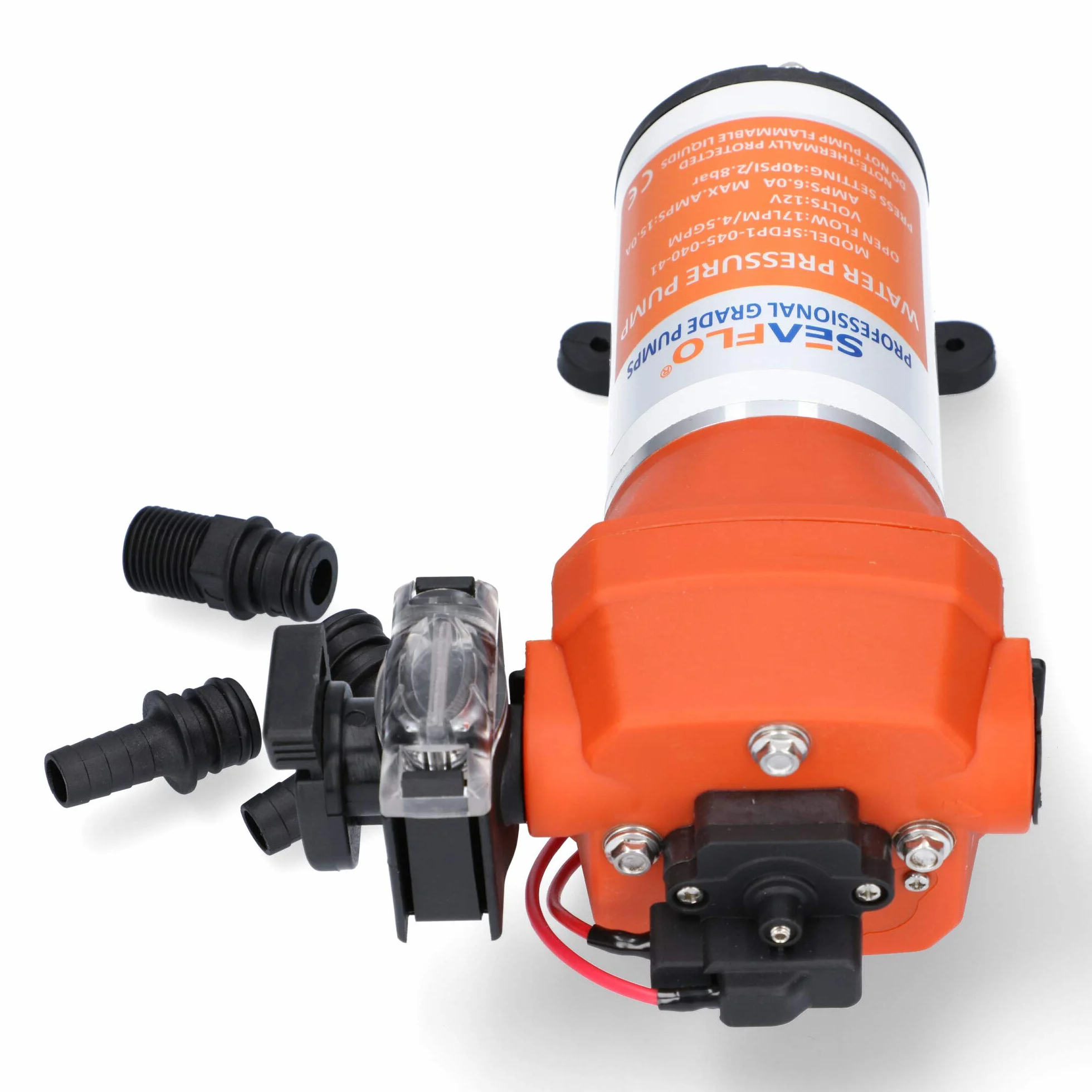 LIGHTEU Seaflo SFDP1-045-040-41 12 V, 17 LPM, 2,8 bar, 4-komorowa pompa membranowa
