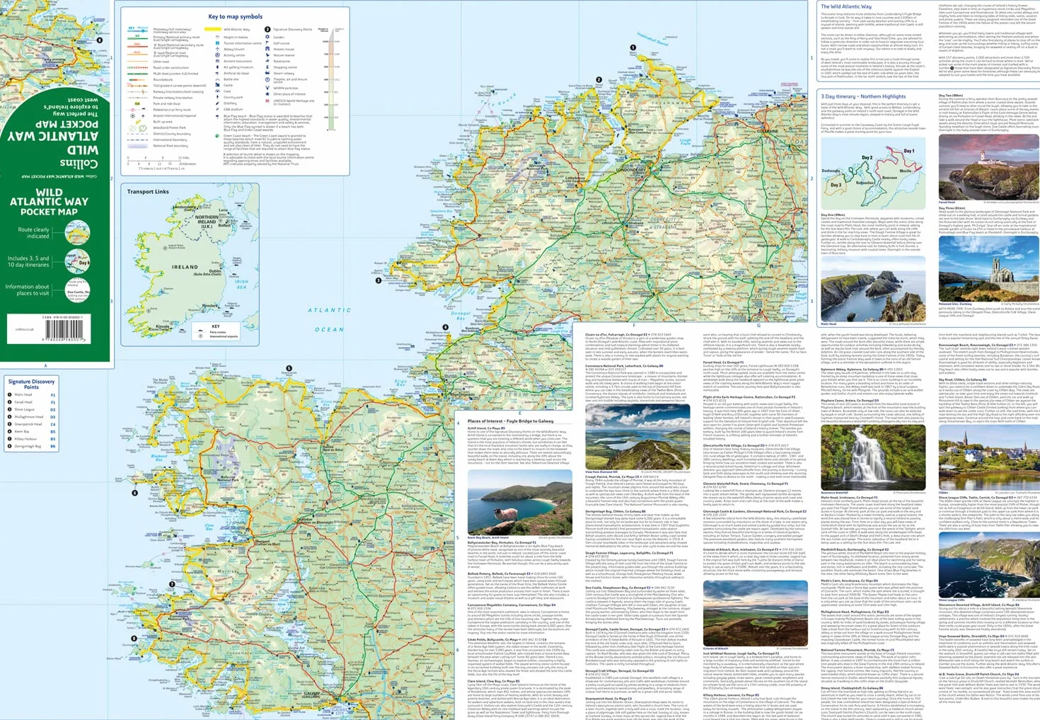 Wild Atlantic Way Pocket Map: The Perfect Way to Explore Ireland’s West Coast