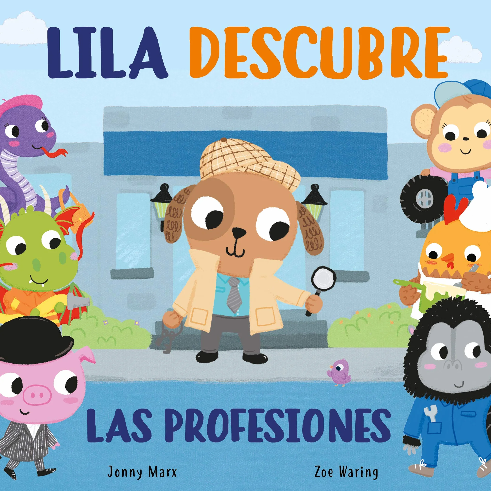 Lila descubre las profesiones (Abre y descubre. Libro de cartón con solapas)