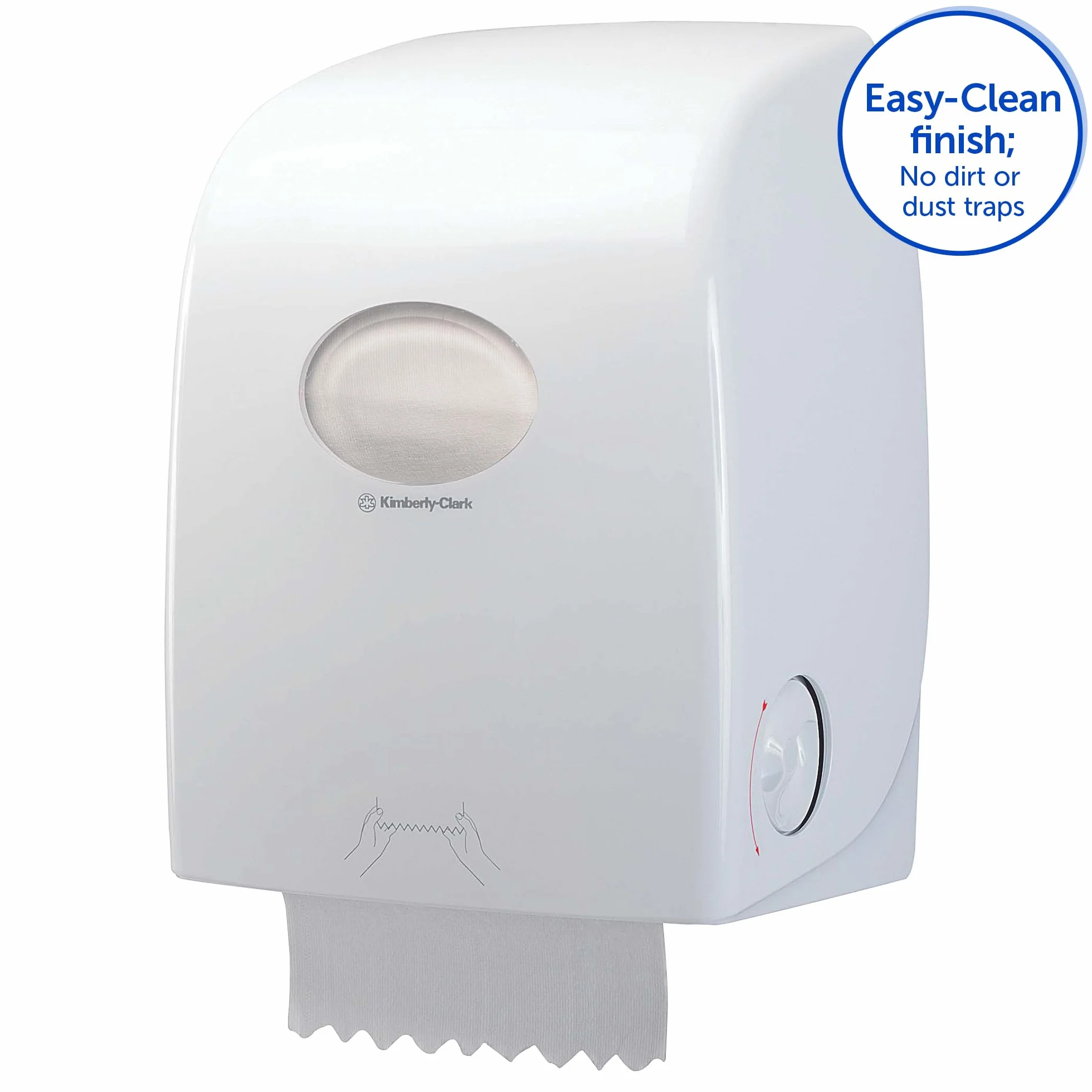 Kimberly-Clark dozownik ręczników 6959 - dozownik ręczników papierowych - biały dozownik ręczników rolkowych