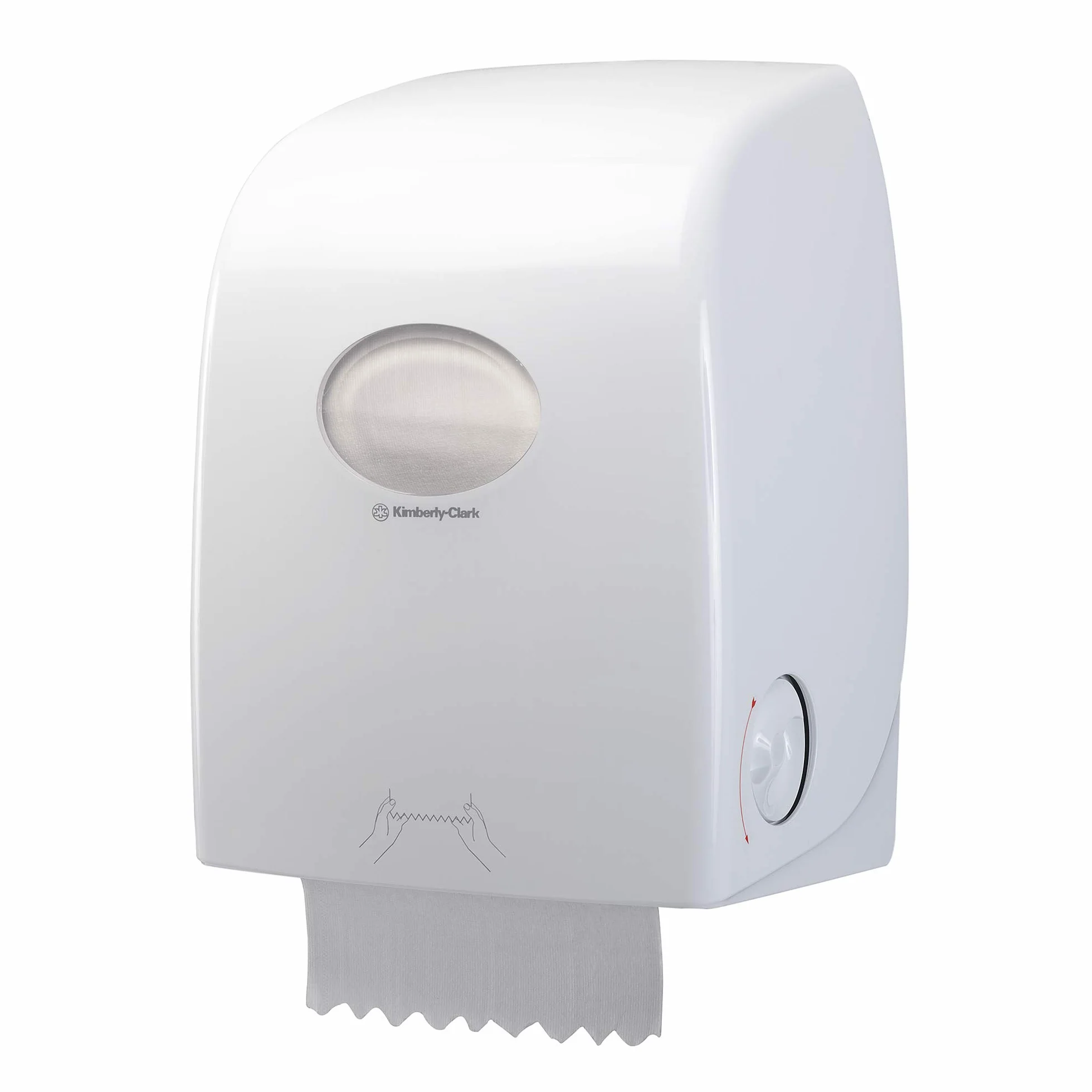 Kimberly-Clark dozownik ręczników 6959 - dozownik ręczników papierowych - biały dozownik ręczników rolkowych