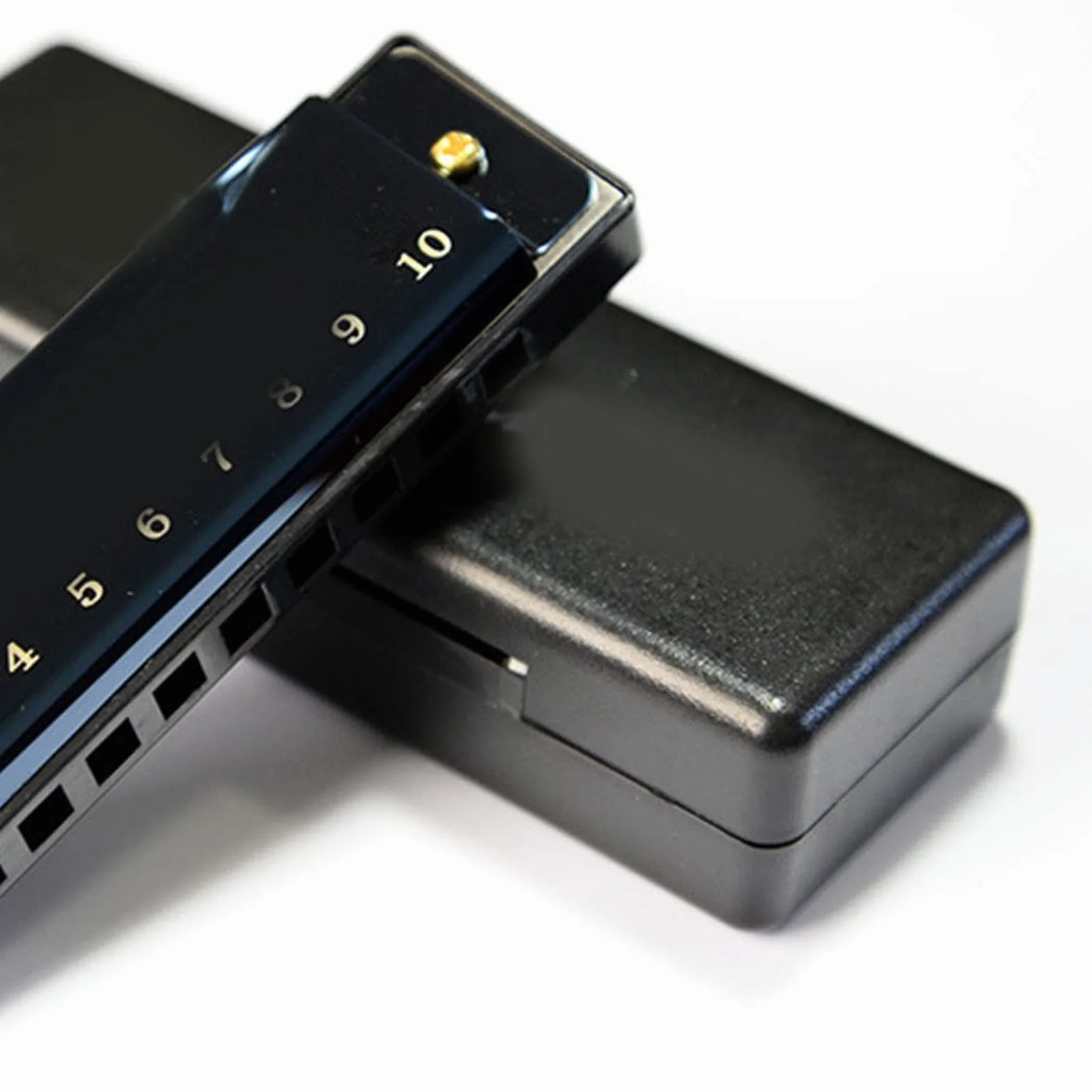Harmonijka Ustna z 10 Otworami w Pełnej Skali Deluxe Harmonijka Ustna do Występów dla Początkujących, Dorosłych, dla Dzieci