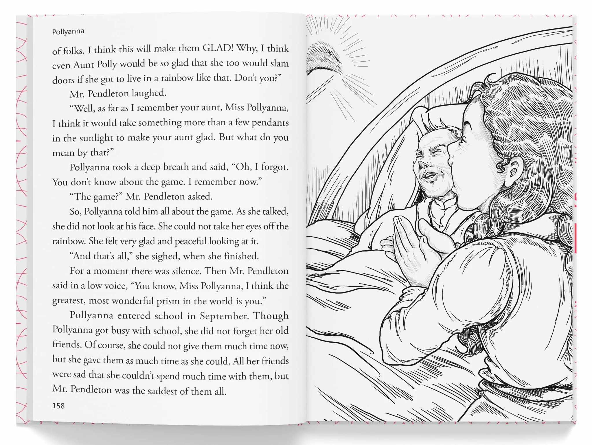 Pollyanna: Illustrated Abridged Children Classics English Novel with Review Questions (Hardback)