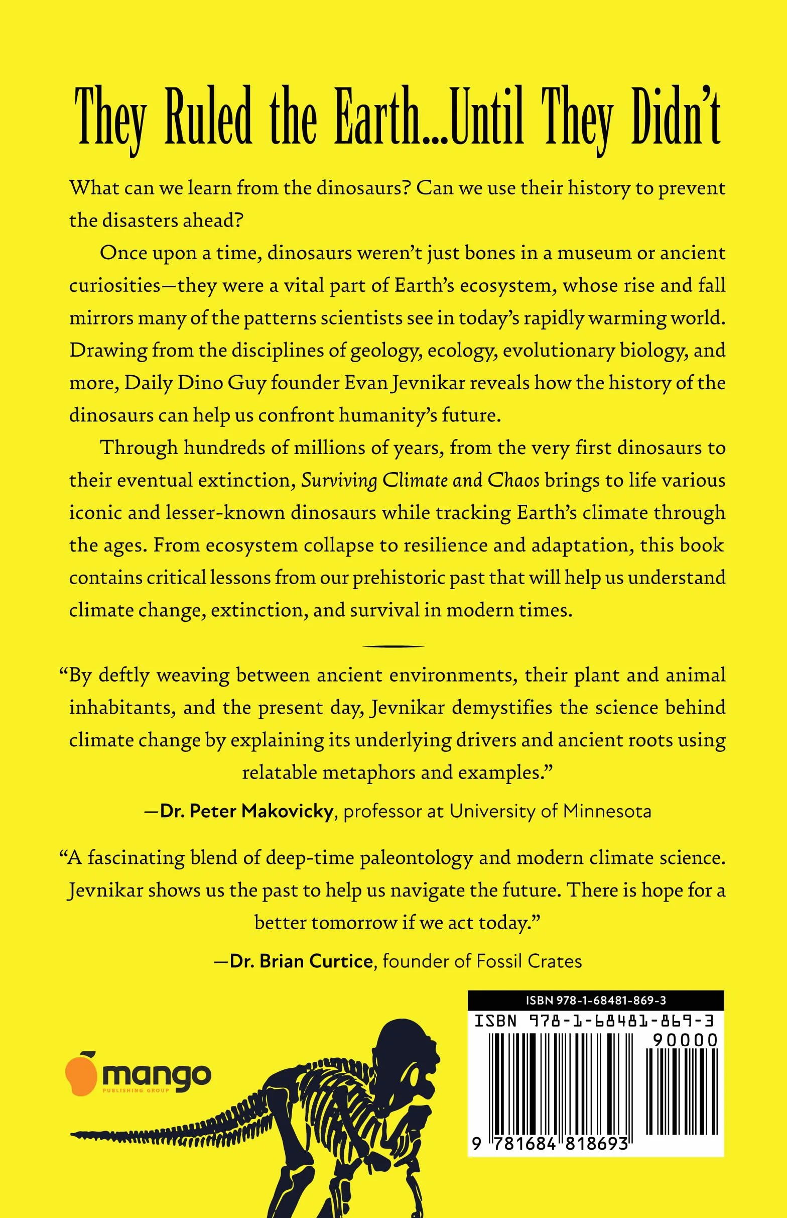 Surviving Climate and Chaos: What Dinosaurs Teach Us about Climate Change and Resilience