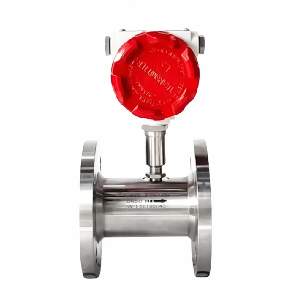 PrzepłYwomierz UltradźWięKowy, Miernik kontroli przepływu wody DN50 DN80 DN100 Przemysłowy przepływ licznikowy Wyświetlacz Turbine Flowmeter Modbus 4-20MA Dla DokłAdniejszego Pomiaru (Color : DN50)