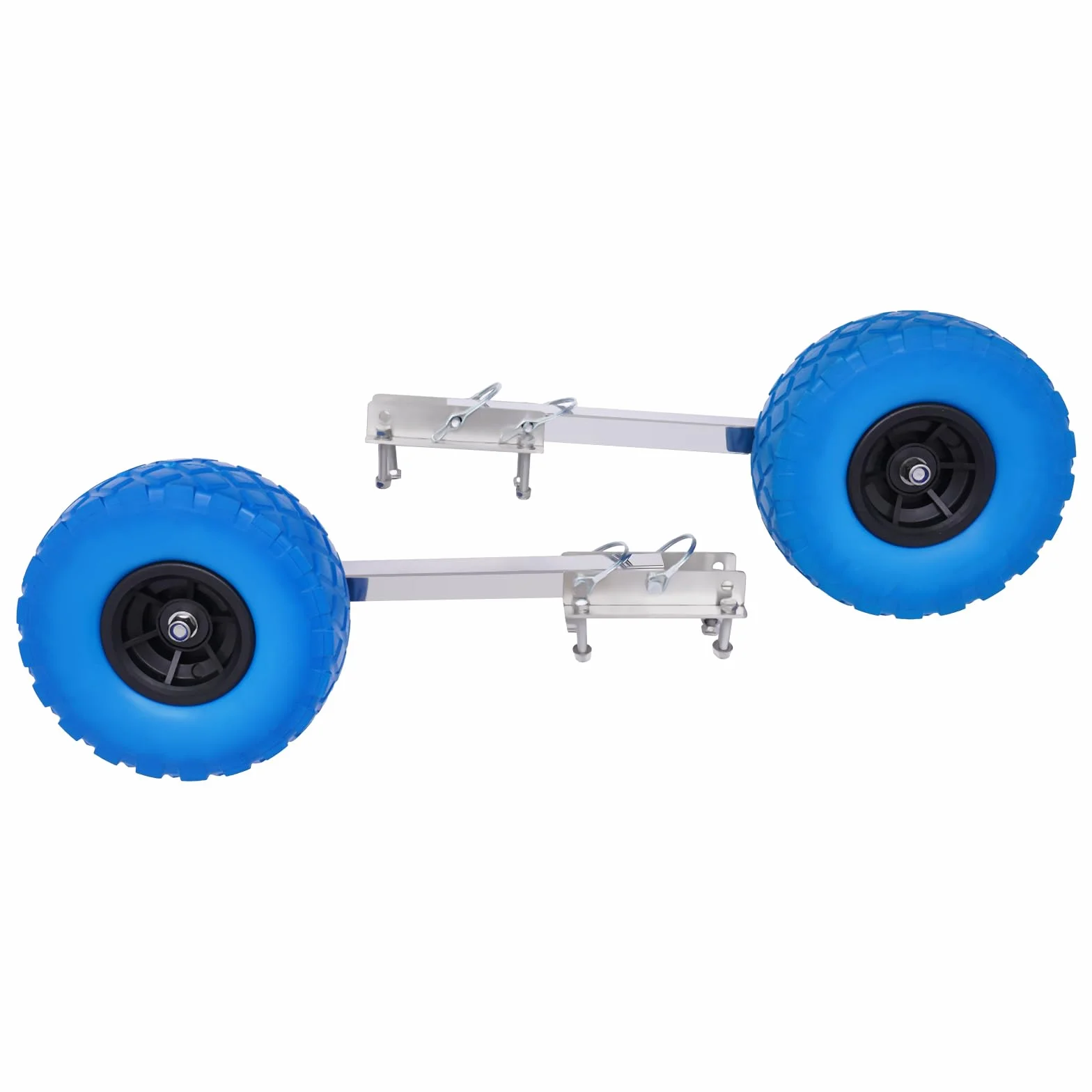 Slivorder ponton 150 kg, 15 x 8,5 cm, koła transportowe ze stali nierdzewnej, tylne koła, zdejmowane koła do łodzi, do wszystkich rodzajów pontonów i przyczep