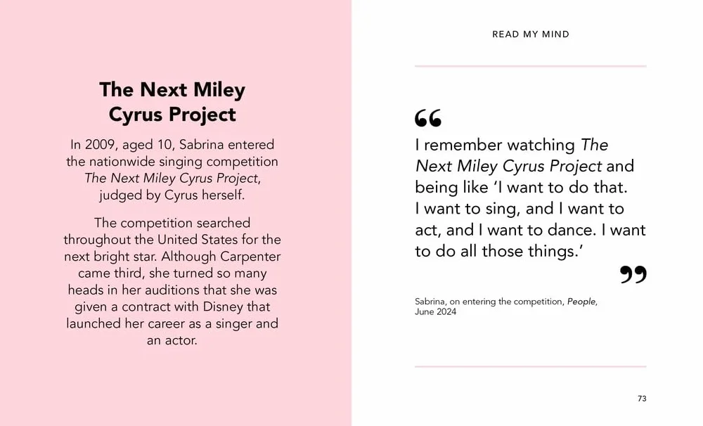 Read My Mind: The Little Guide to Sabrina Carpenter