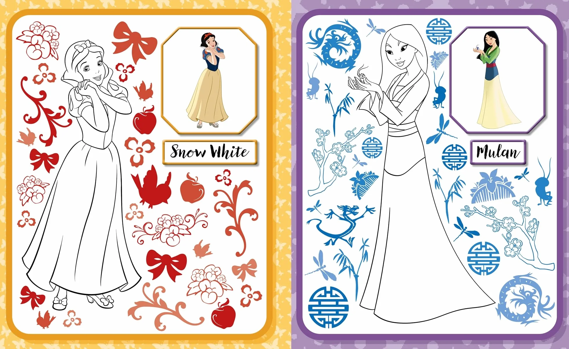 Disney Princess: 5 in 1 Colouring: A magical colouring and sticker adventure
