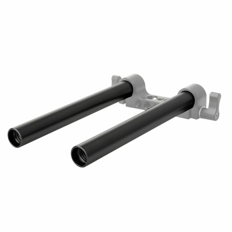 NICEYRIG Standardowe aluminiowe pręty 15 mm długości 15 cm gwint M12 do podparcia ramienia aparatu