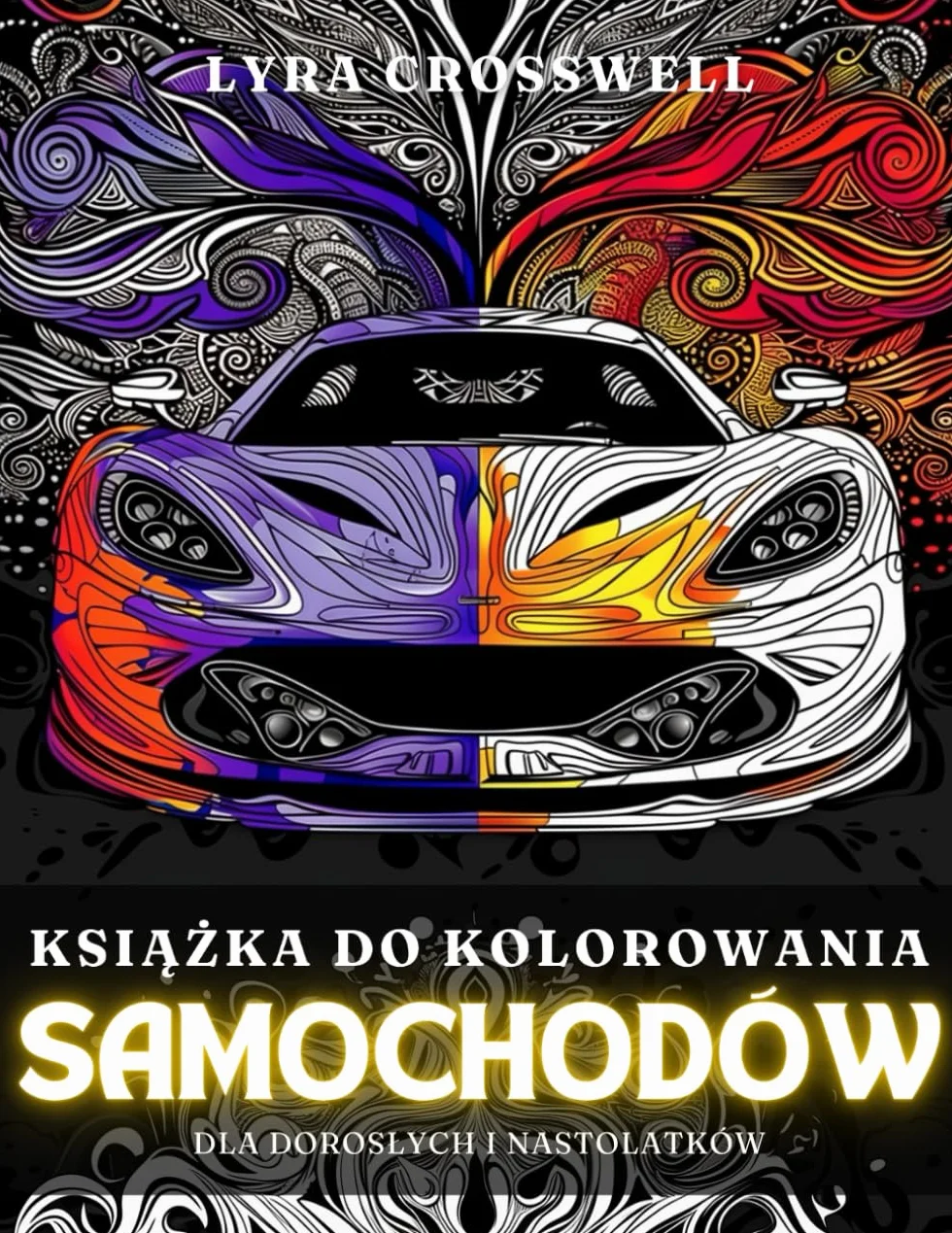 Książka do Kolorowania Samochodów – 50 stron do kolorowania dla dorosłych i młodzieży: Zanurz się w ekscytującym świecie motoryzacji