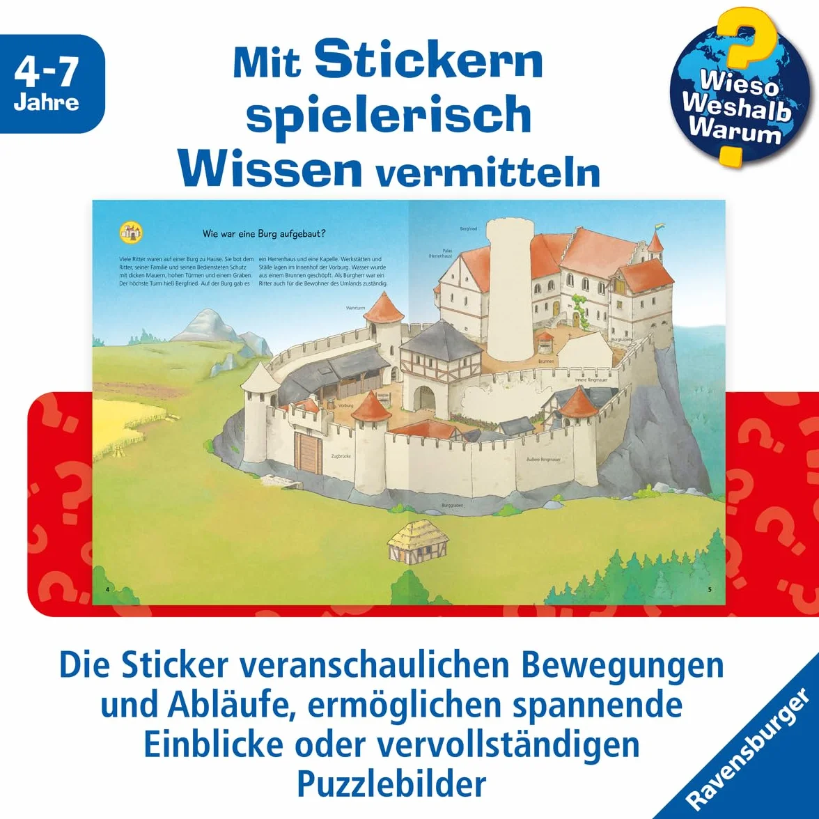 Wieso? Weshalb? Warum? Stickerheft: Ritter