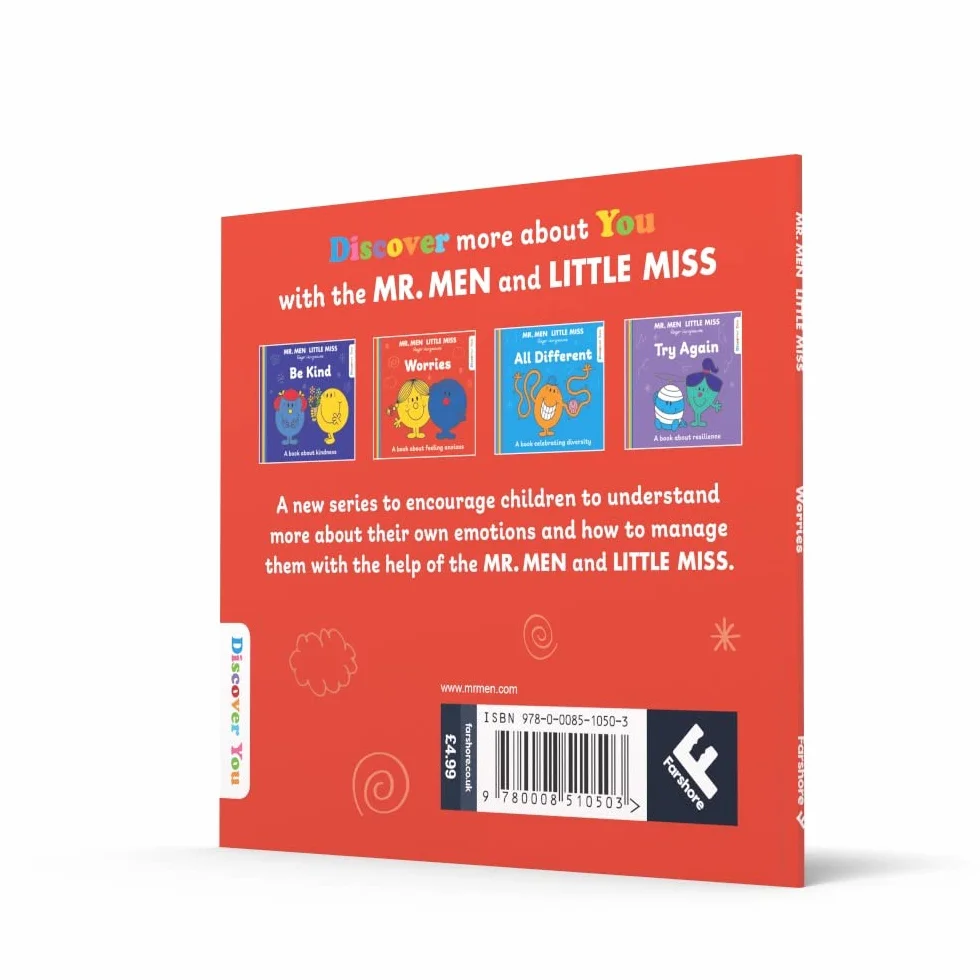 Mr. Men Little Miss: Worries: A Book about Anxiety from the New Illustrated Children’s Series for 2022 about Feelings
