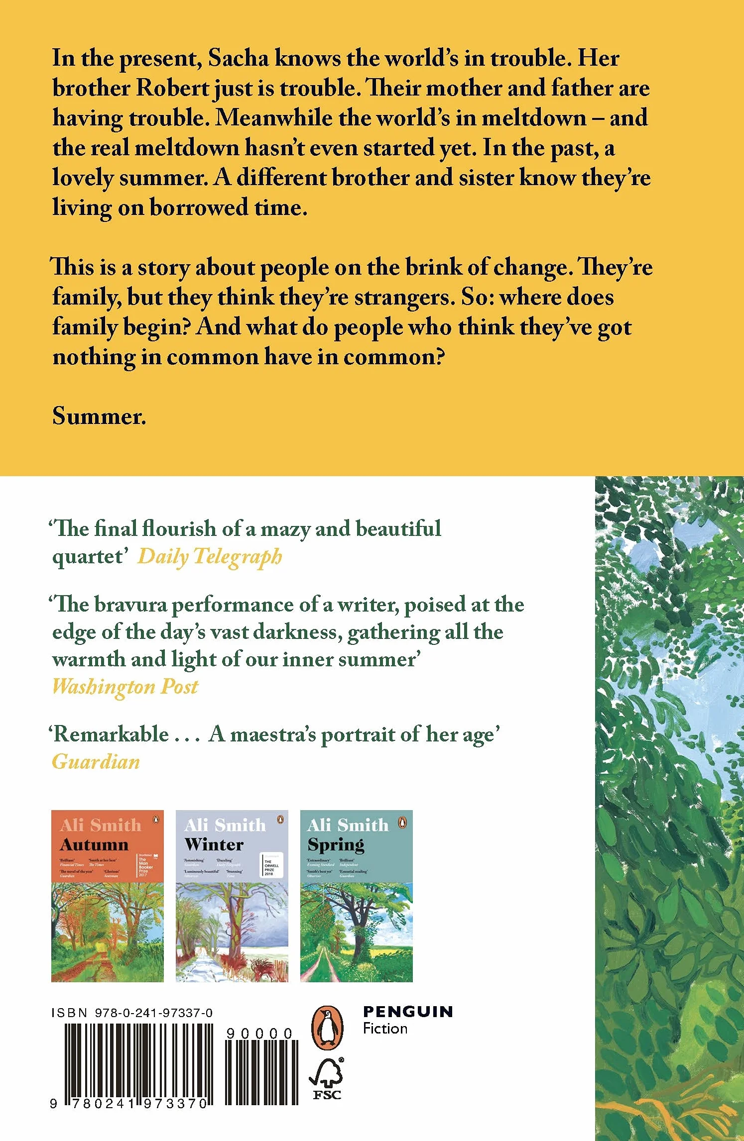 Summer: Winner of the Orwell Prize for Fiction: 4