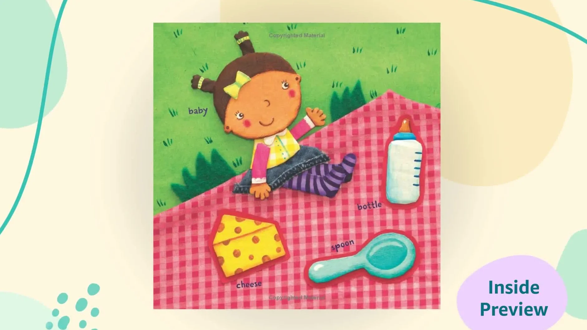 Indestructibles: Baby Babble: A Book of Baby's First Words: Chew Proof - Rip Proof - Nontoxic - 100% Washable (Book for Babies, Newborn Books, Safe to Chew)