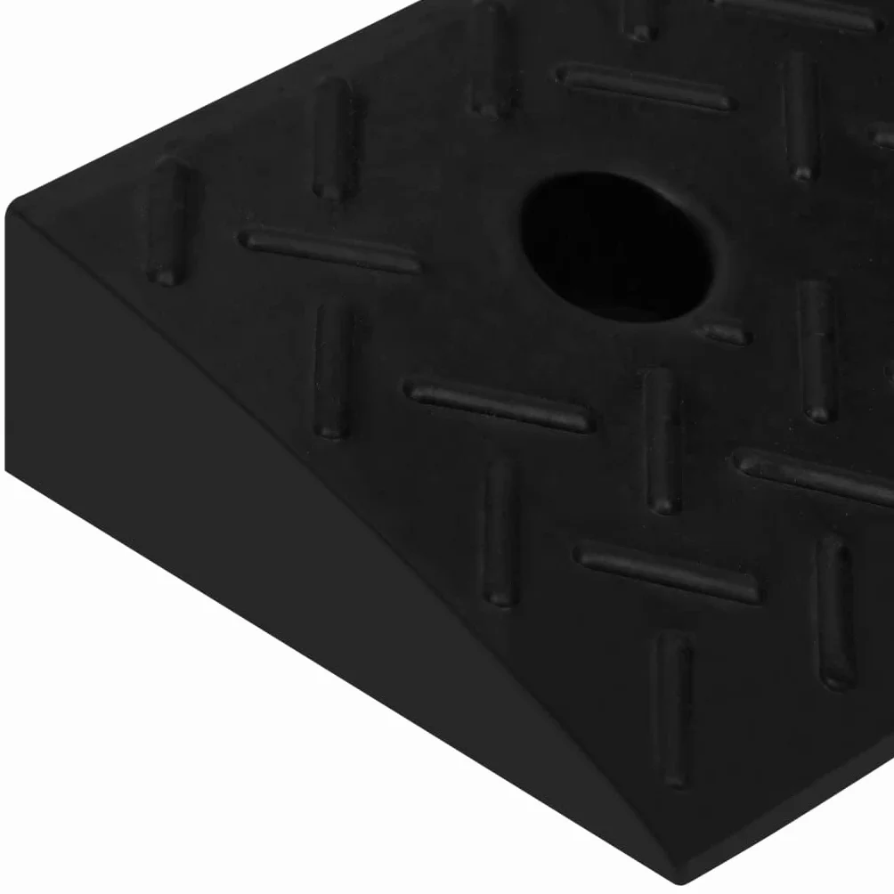 vidaXL Najazdy krawężnikowe, 2 szt., 50 x 17,5 x 5 cm, gumowe